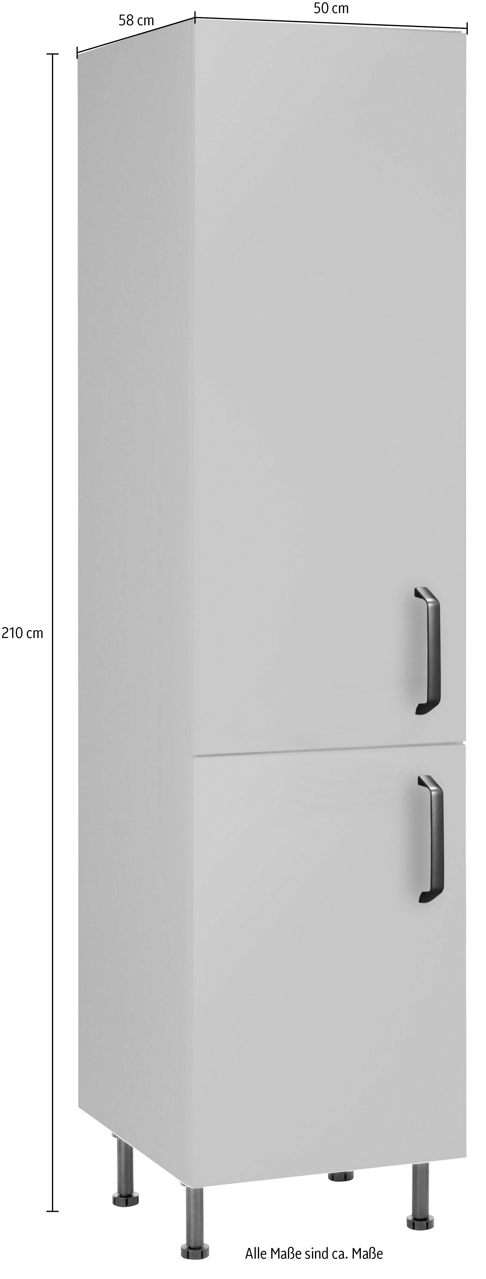 wiho Küchen Smalle kast Simi 50 cm breed, in hoogte verstelbare poten
