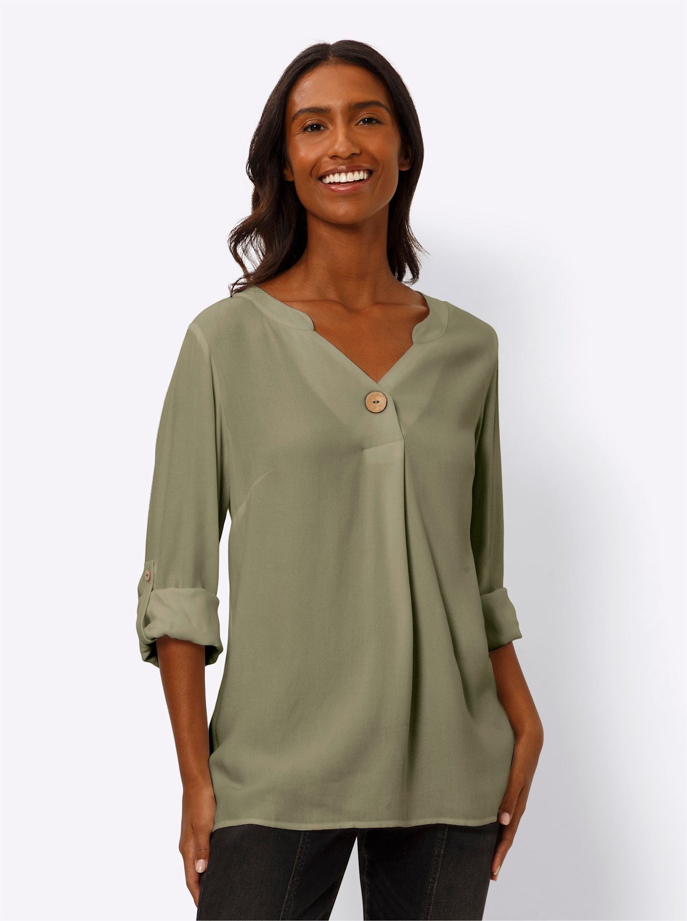 heine Blouse met lange mouwen