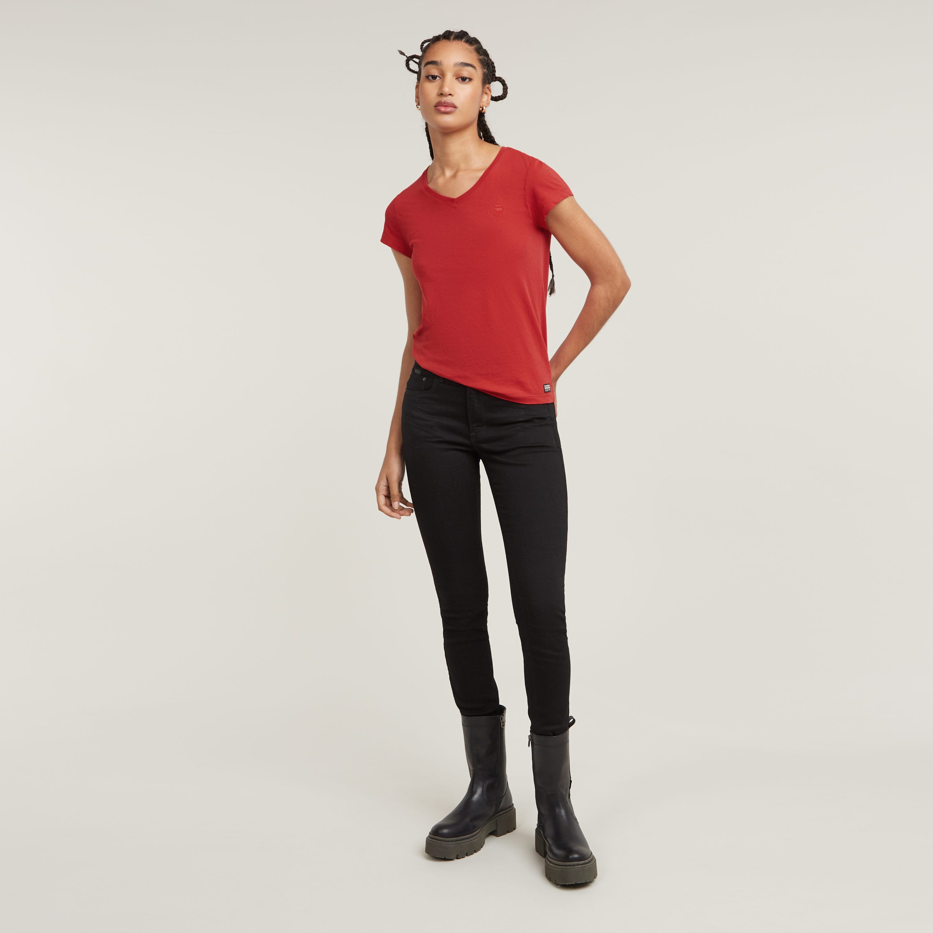 G-Star RAW Shirt met V-hals Eyben