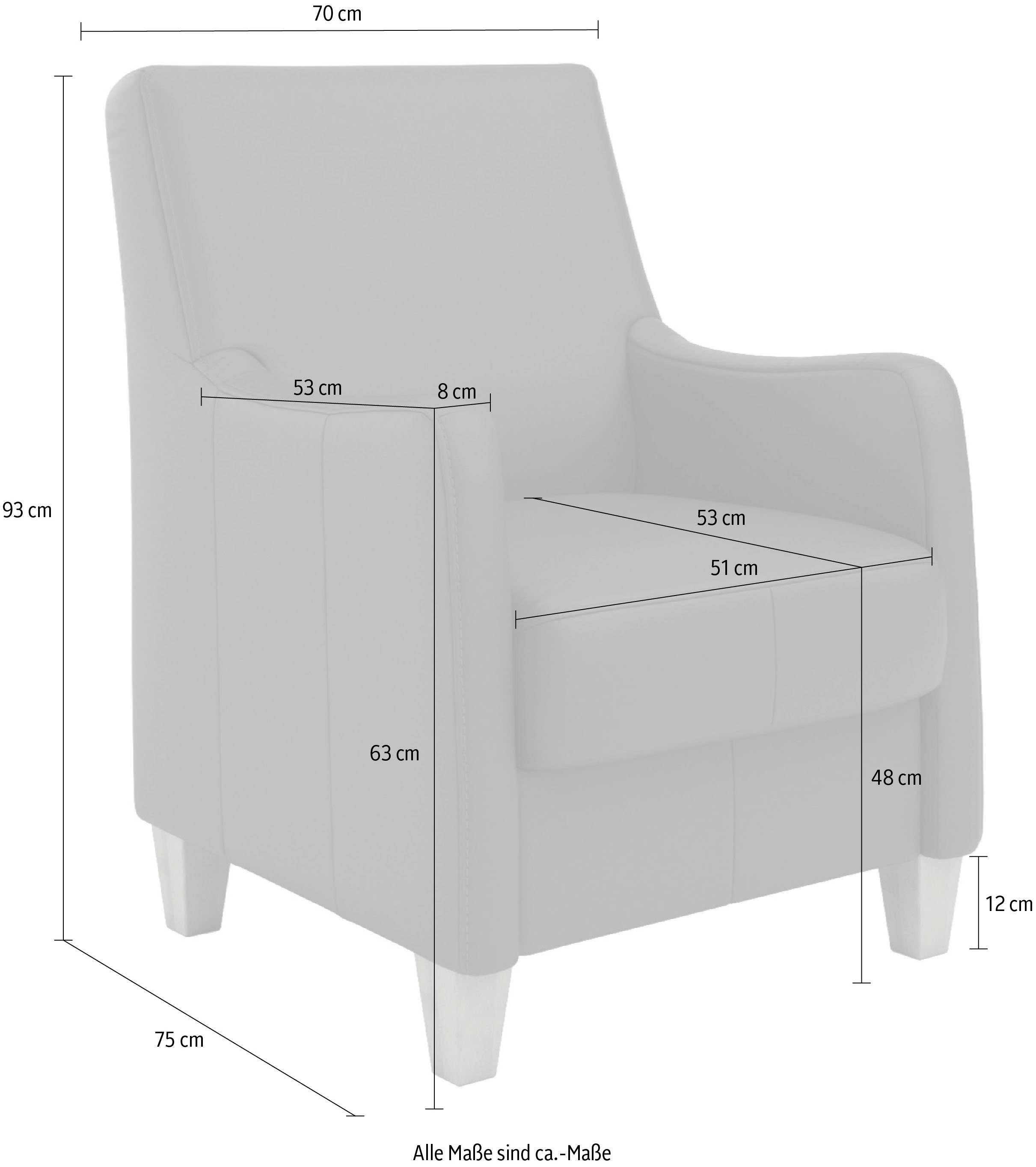 Home affaire Fauteuil Palmera Pocketvering bekleding, passend bij de serie "Palmera"
