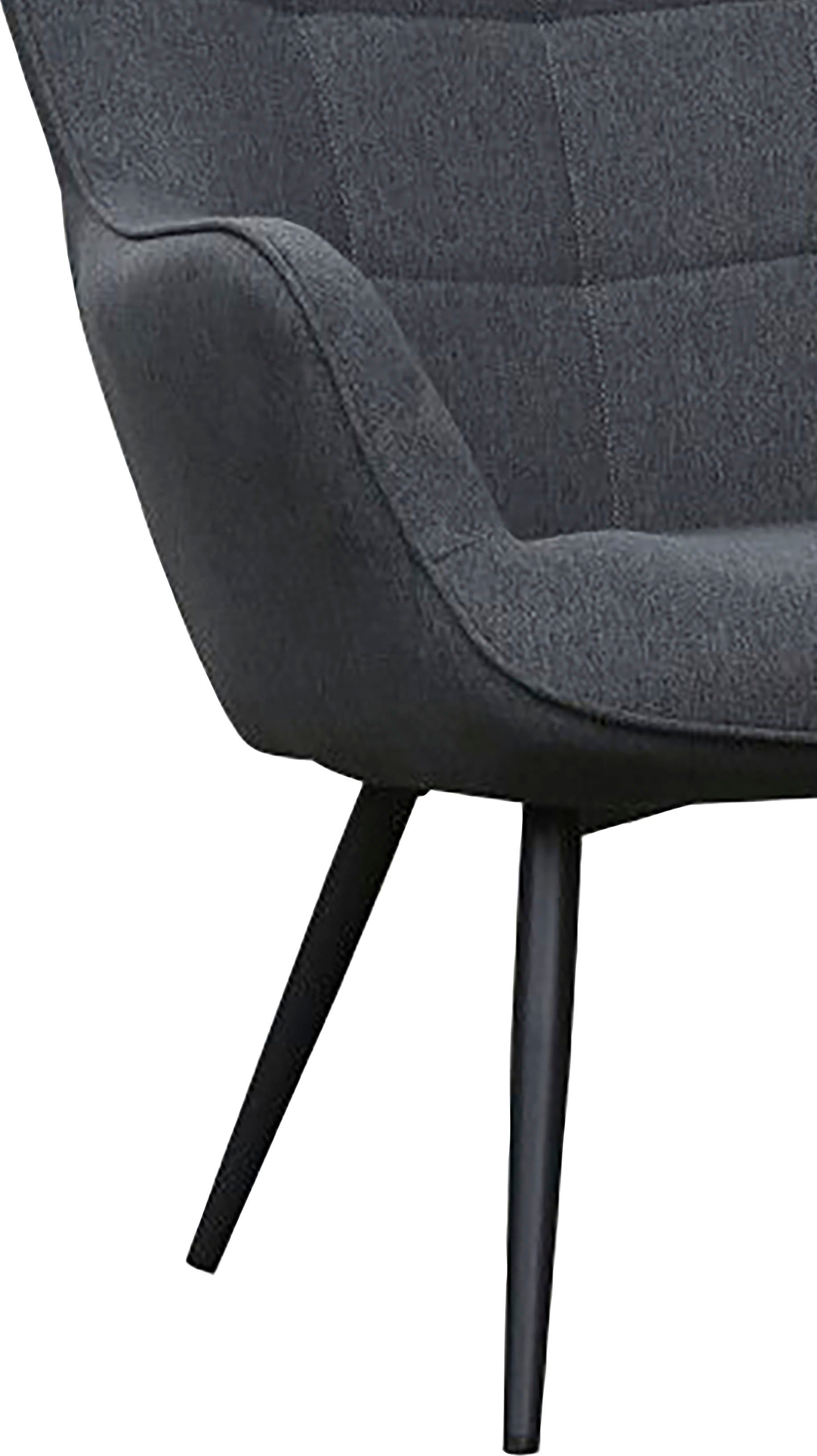 byLIVING Fauteuil Uta naar keuze met of zonder hocker, in cord, fluweel of weefstof (1 stuk)