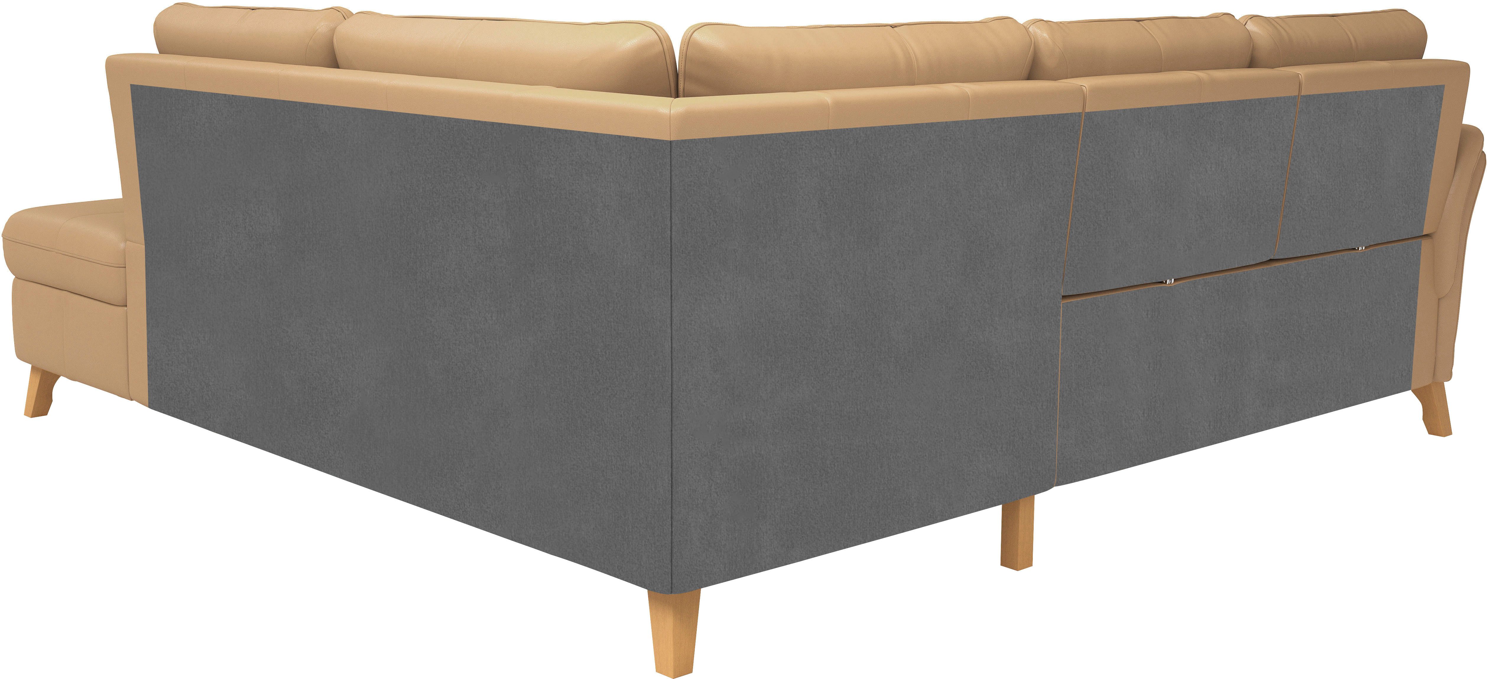 sit&more Hoekbank Göteborg inclusief zitdiepteverstelling, optioneel met bedfunctie & bedlade