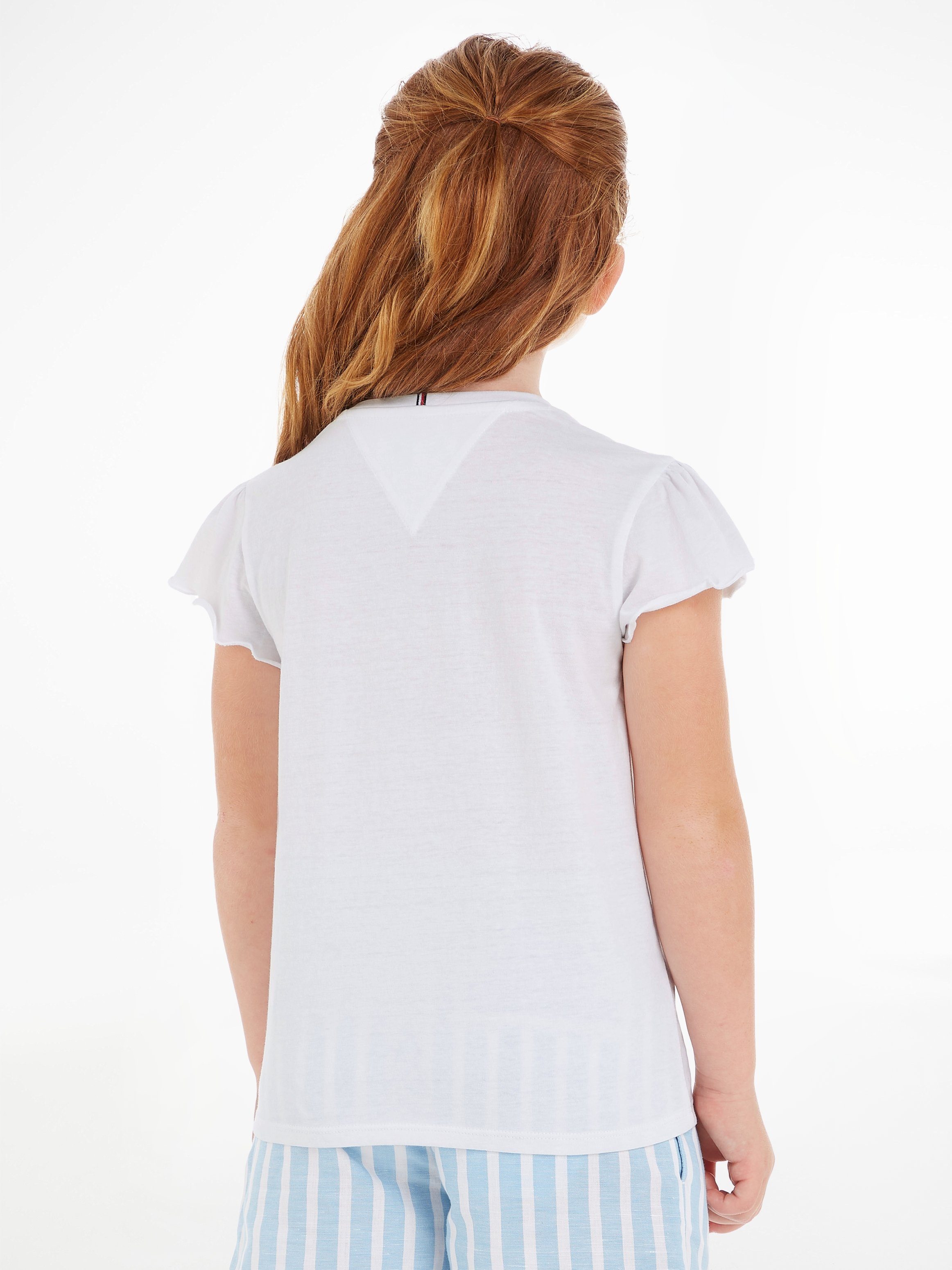 Tommy Hilfiger T-shirt ESSENTIAL RUFFLE SLEEVE TOP
