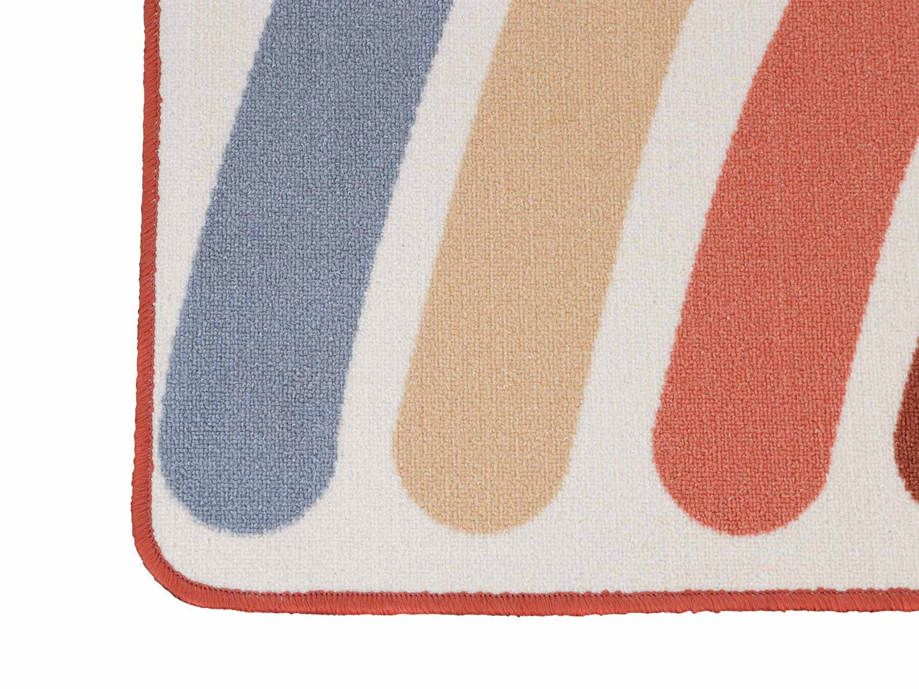 Primaflor-Ideen in Textil Kindervloerkleed Rainbow Korte pool, motief regenboog, kinderkamer
