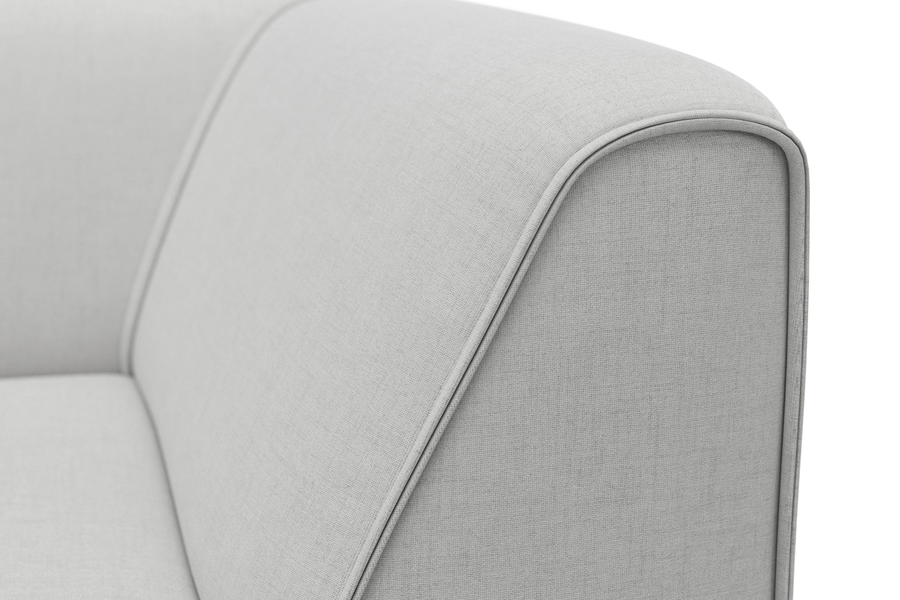 RAUM.ID Bank-hoekelement Merid, sofa-element, afmetingen B/D/H: 97/97/46 cm als module of apart te gebruiken, voor individuele samenstelling