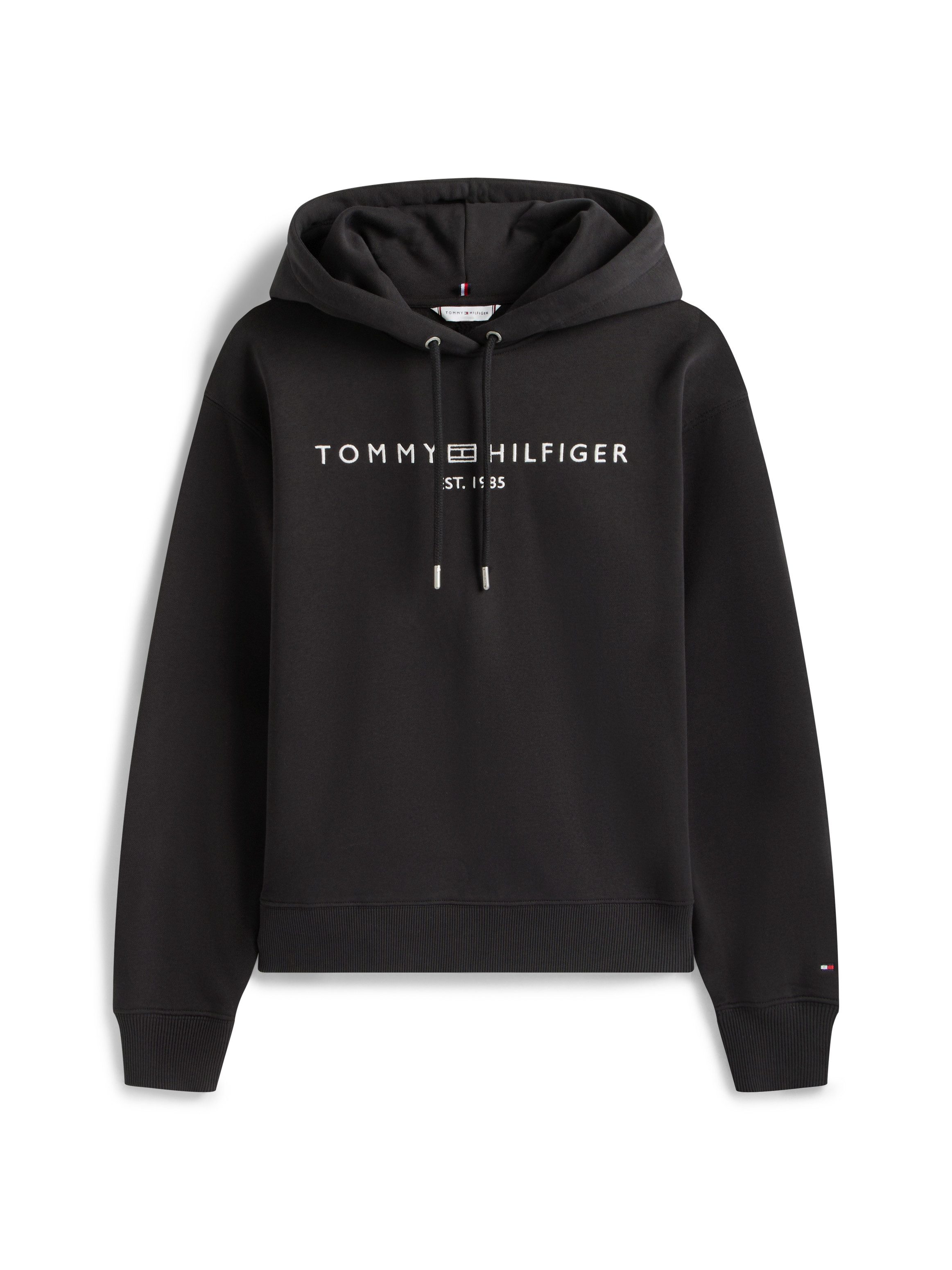 Tommy Hilfiger Hoodie MDRN REG CORP LOGO HOODIE met geborduurd logo-opschrift
