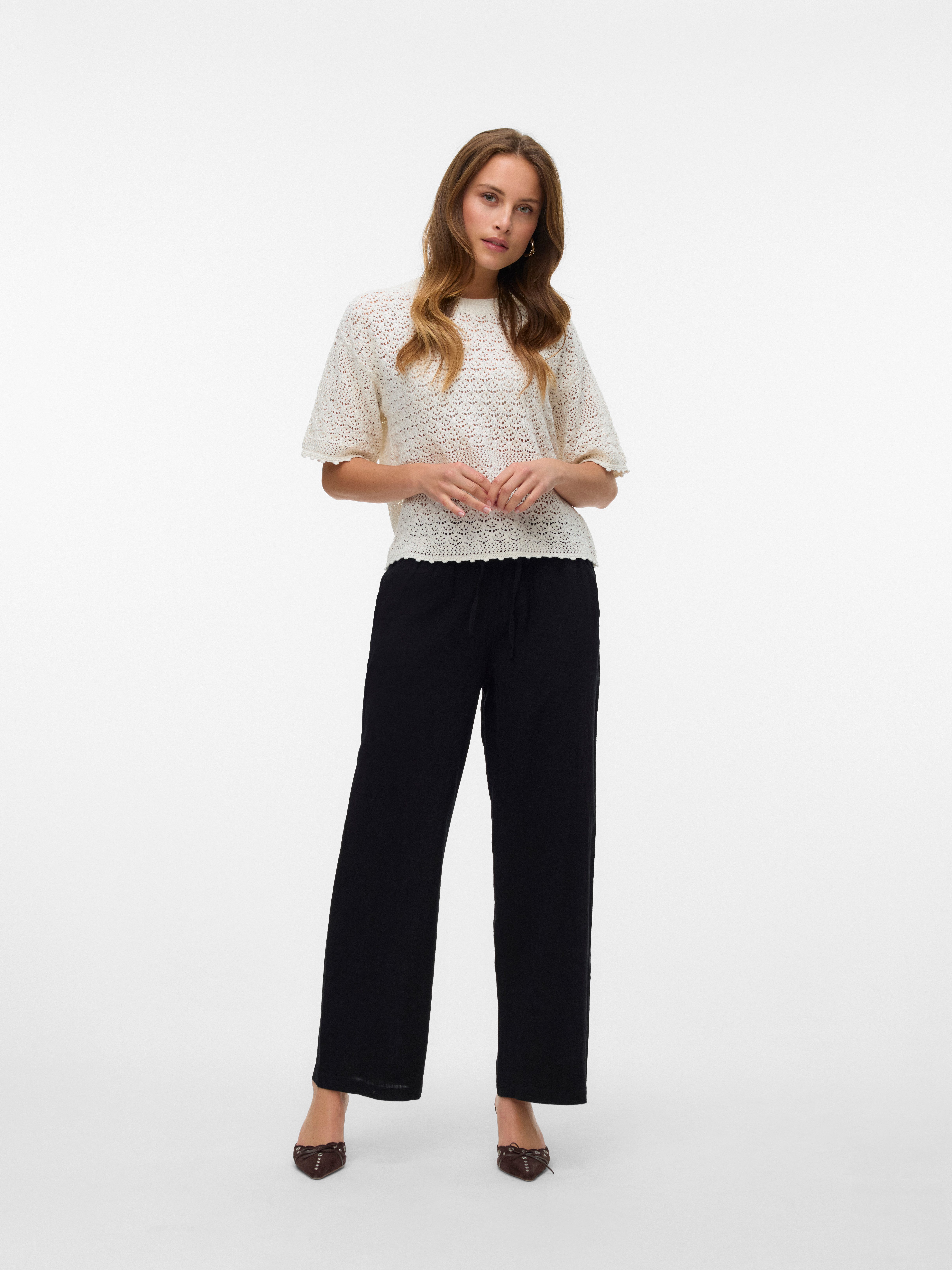Vero Moda Comfortbroek VMCAIA MW WIDE PANT WVN NOOS