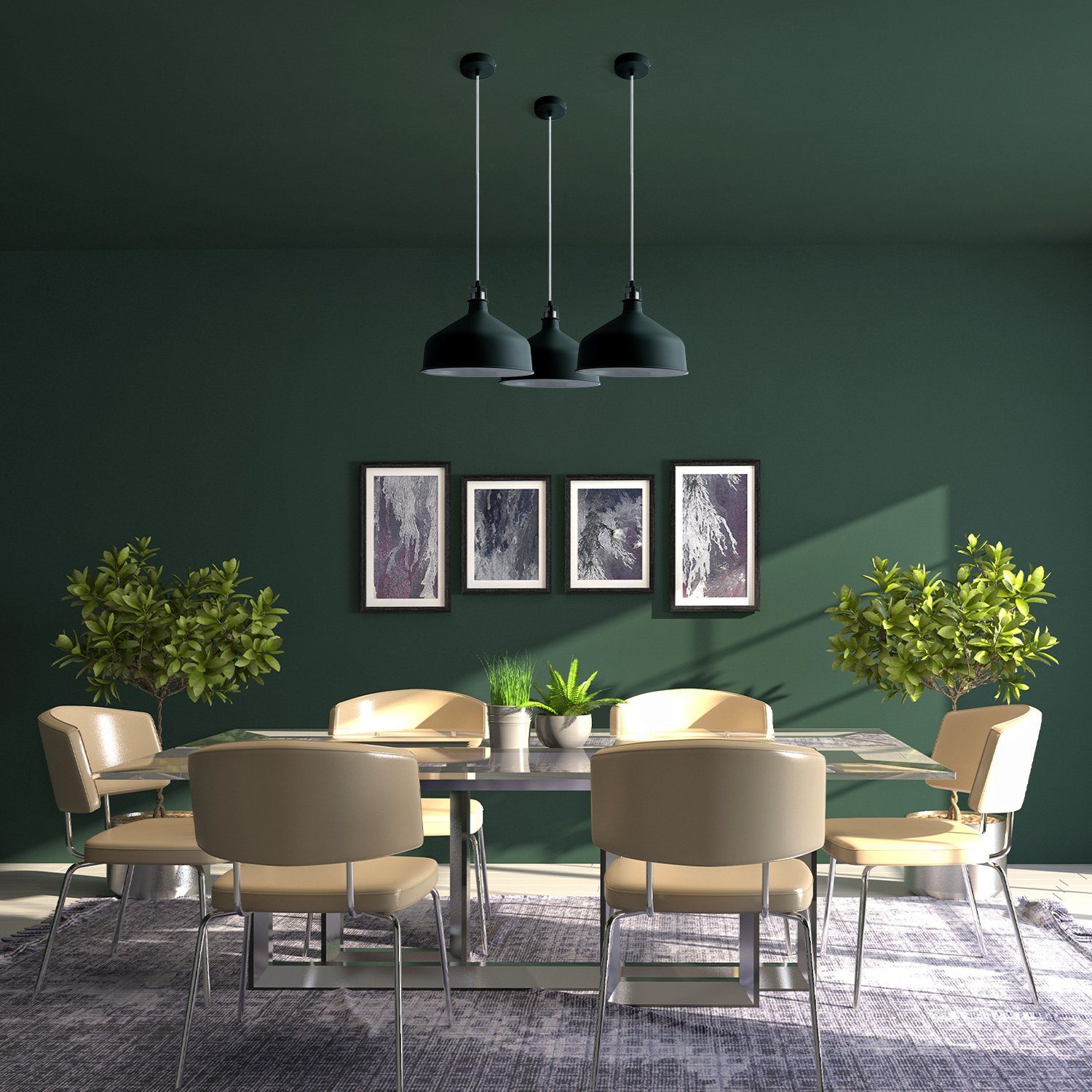 Paco Home Hanglamp James Keukenlamp hangend hanglamp eetkamer Eettafellamp Industrial