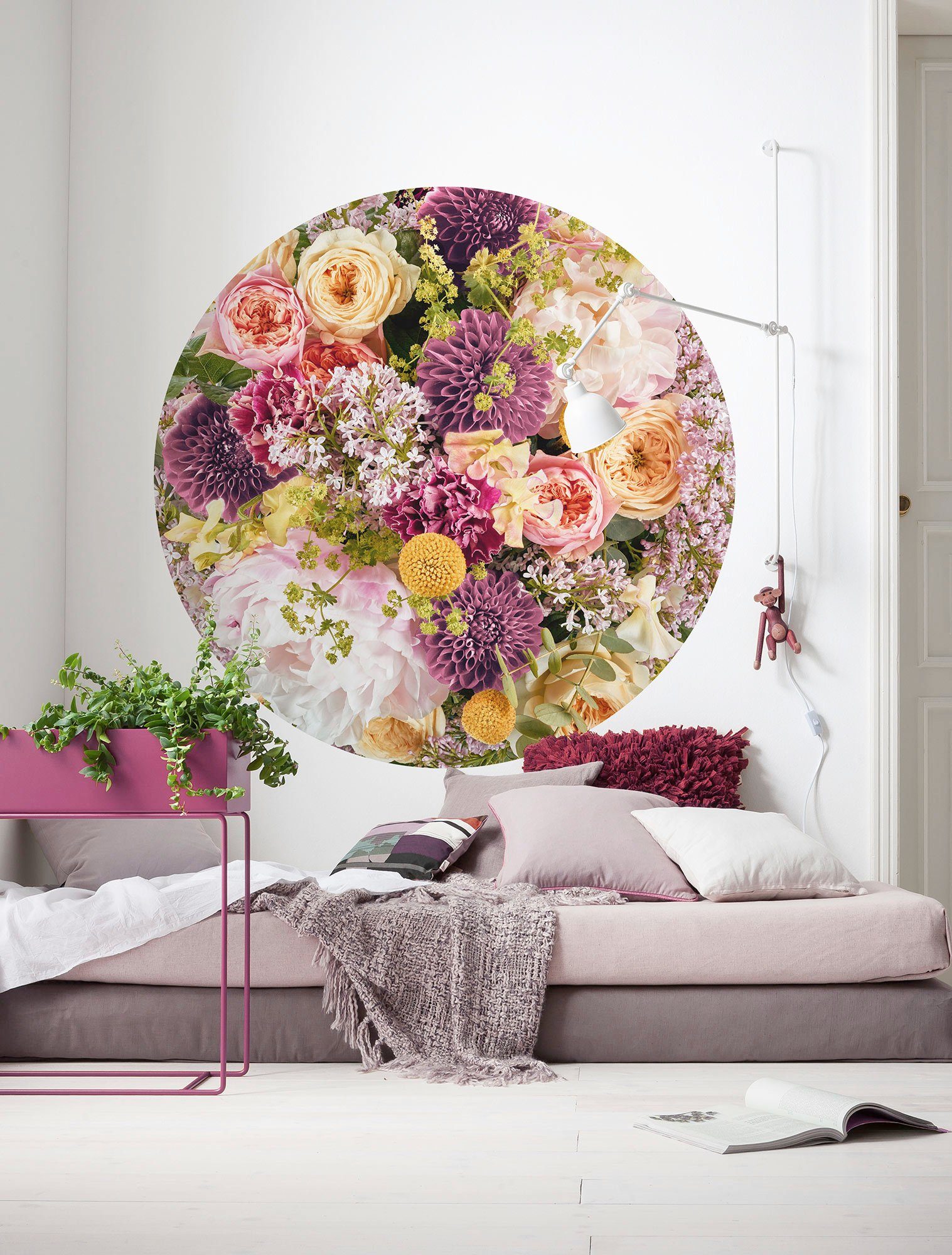 Komar Fotobehang Zelfklevend vlies - Frescas - Afmeting 125 x 125 cm (1 stuk)