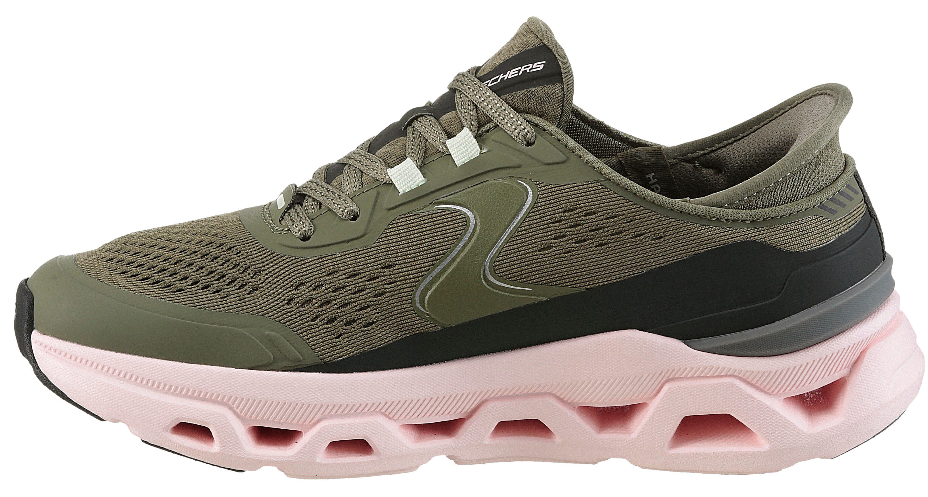 Skechers Slip-on sneakers GLIDE-STEP ALTUS Trainingsschoen, loopschoen met opvallende loopzool