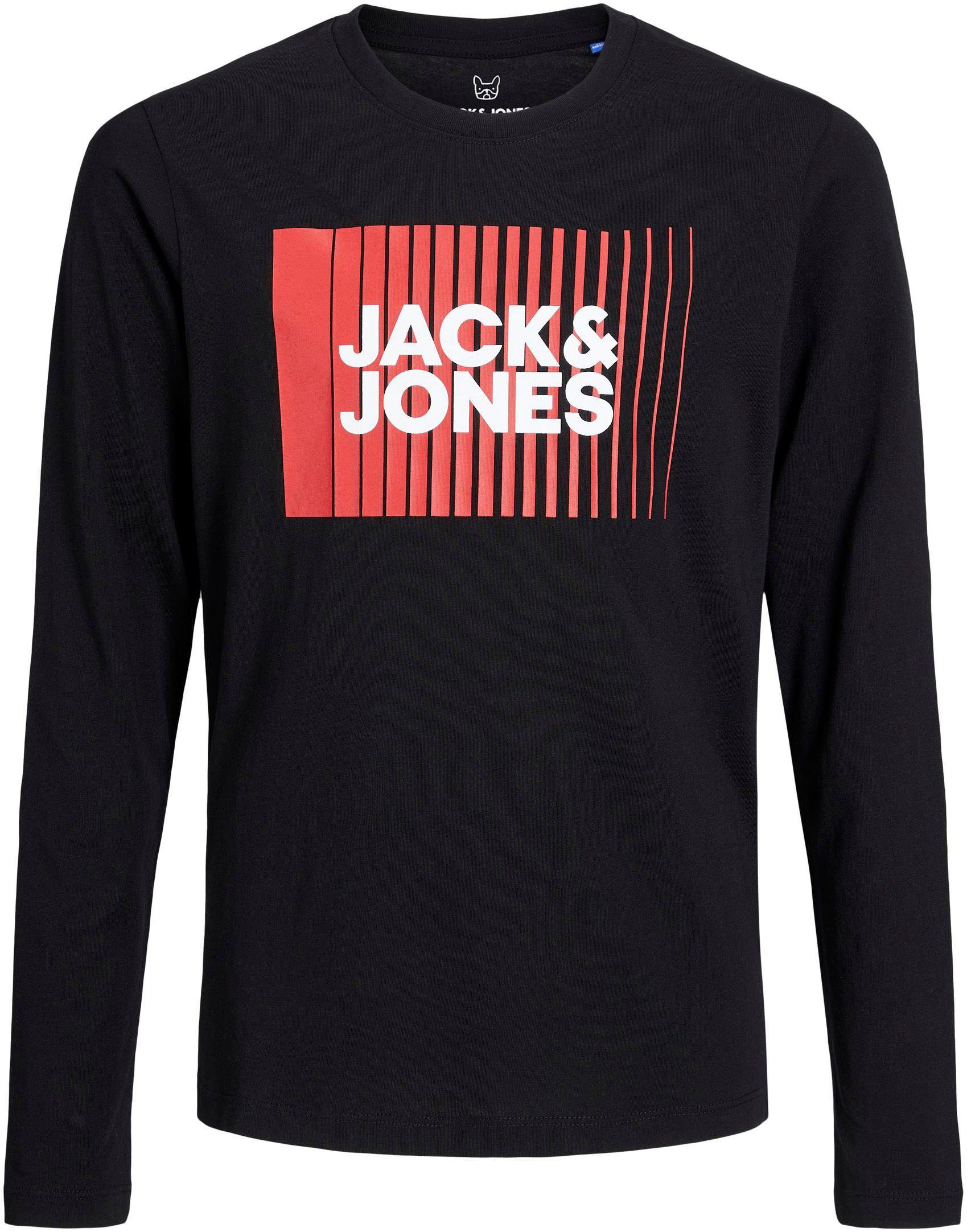 Jack & Jones Junior Shirt met lange mouwen JJECORP LOGO TEE PLAY LS O-NECK NOOS JNR