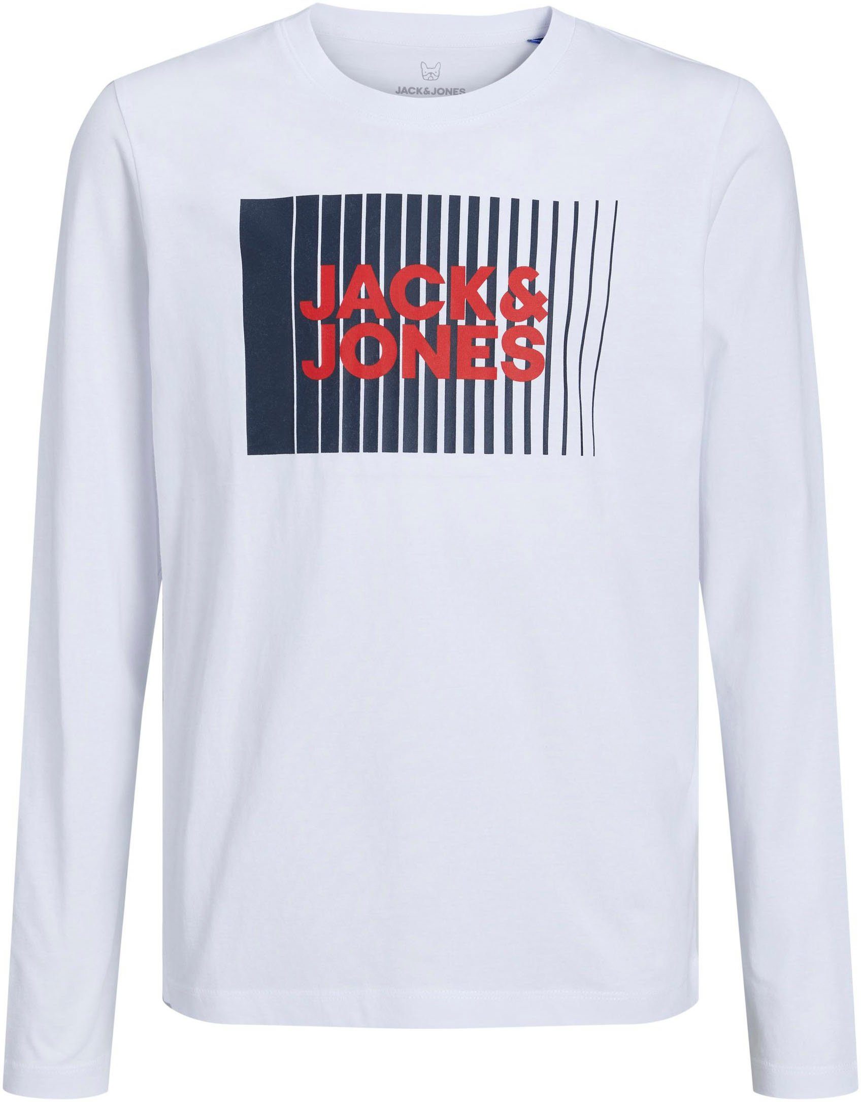 Jack & Jones Junior Shirt met lange mouwen JJECORP LOGO TEE PLAY LS O-NECK NOOS JNR