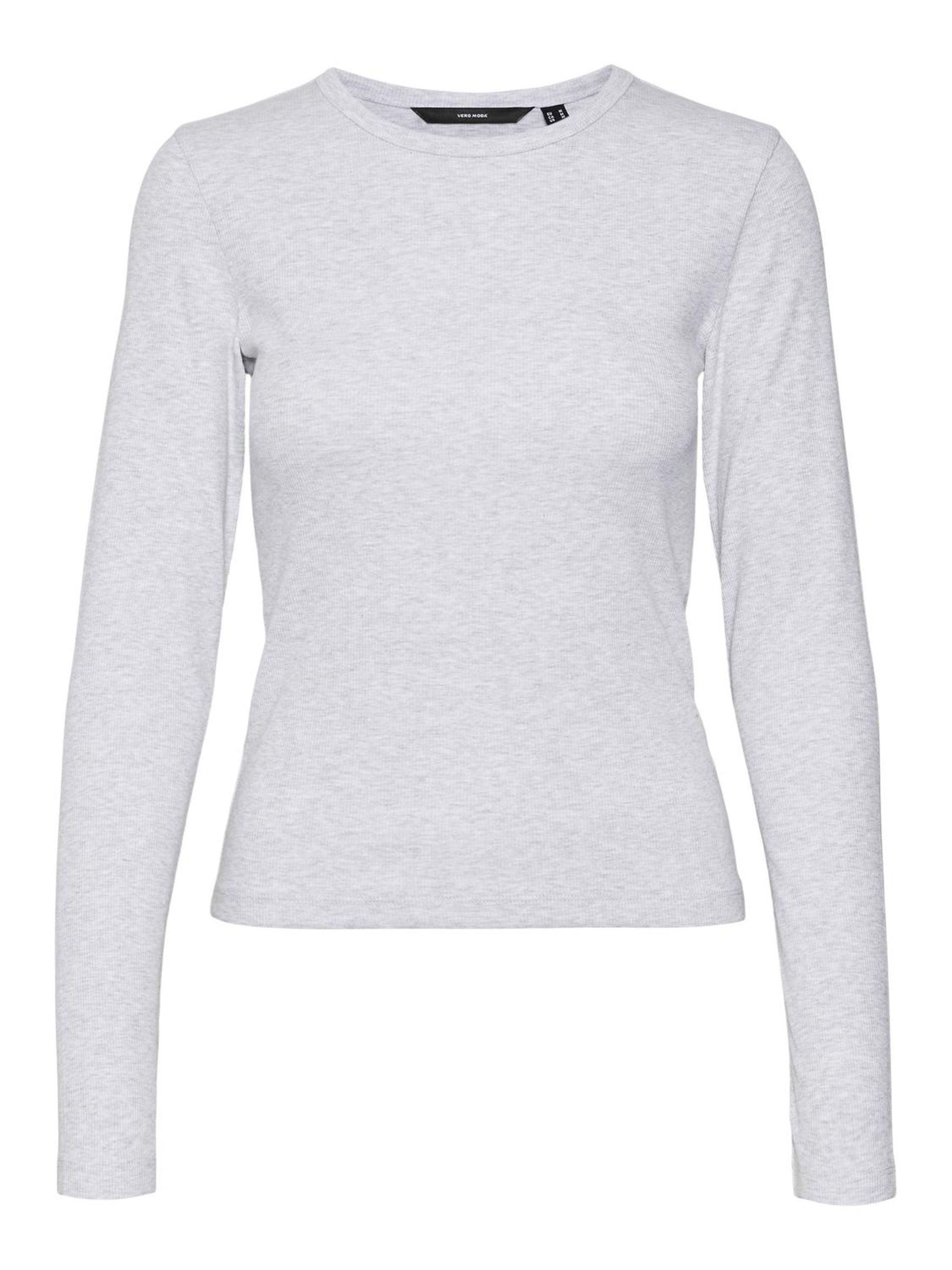 Vero Moda Shirt met lange mouwen VMCHLOE LS SHORT TOP JRS NOOS