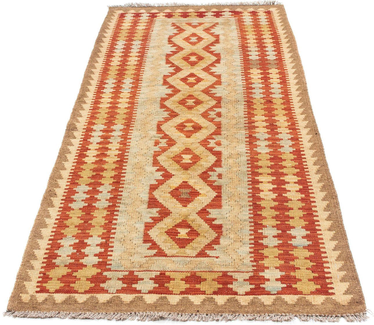 morgenland Loper Kelim medaillon beige 200 x 85 cm Oriëntaalse look
