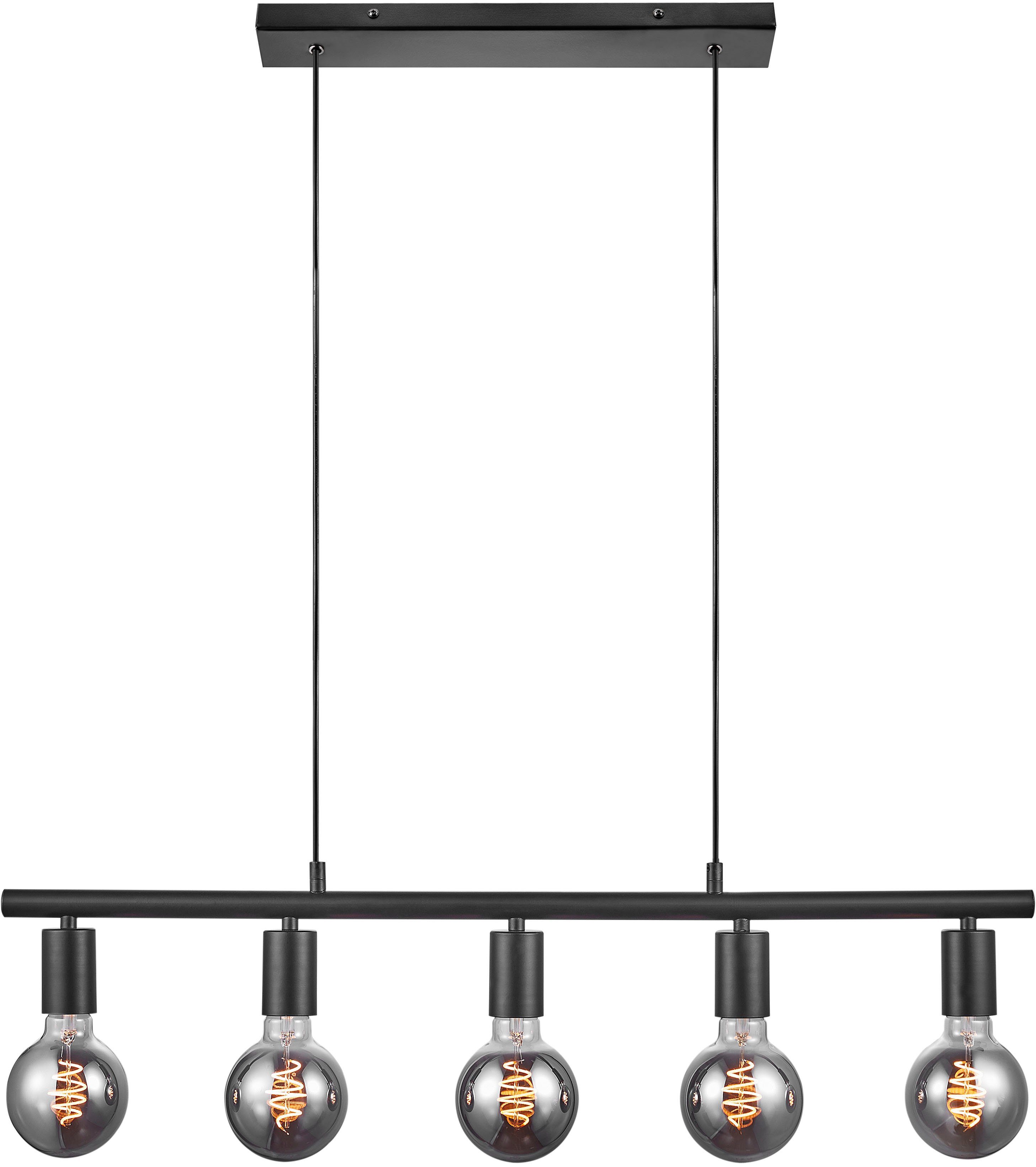 Nordlux Hanglamp Paco minimalistisch en industrieel ontwerp, parallel schakeling mogelijk (1 stuk)