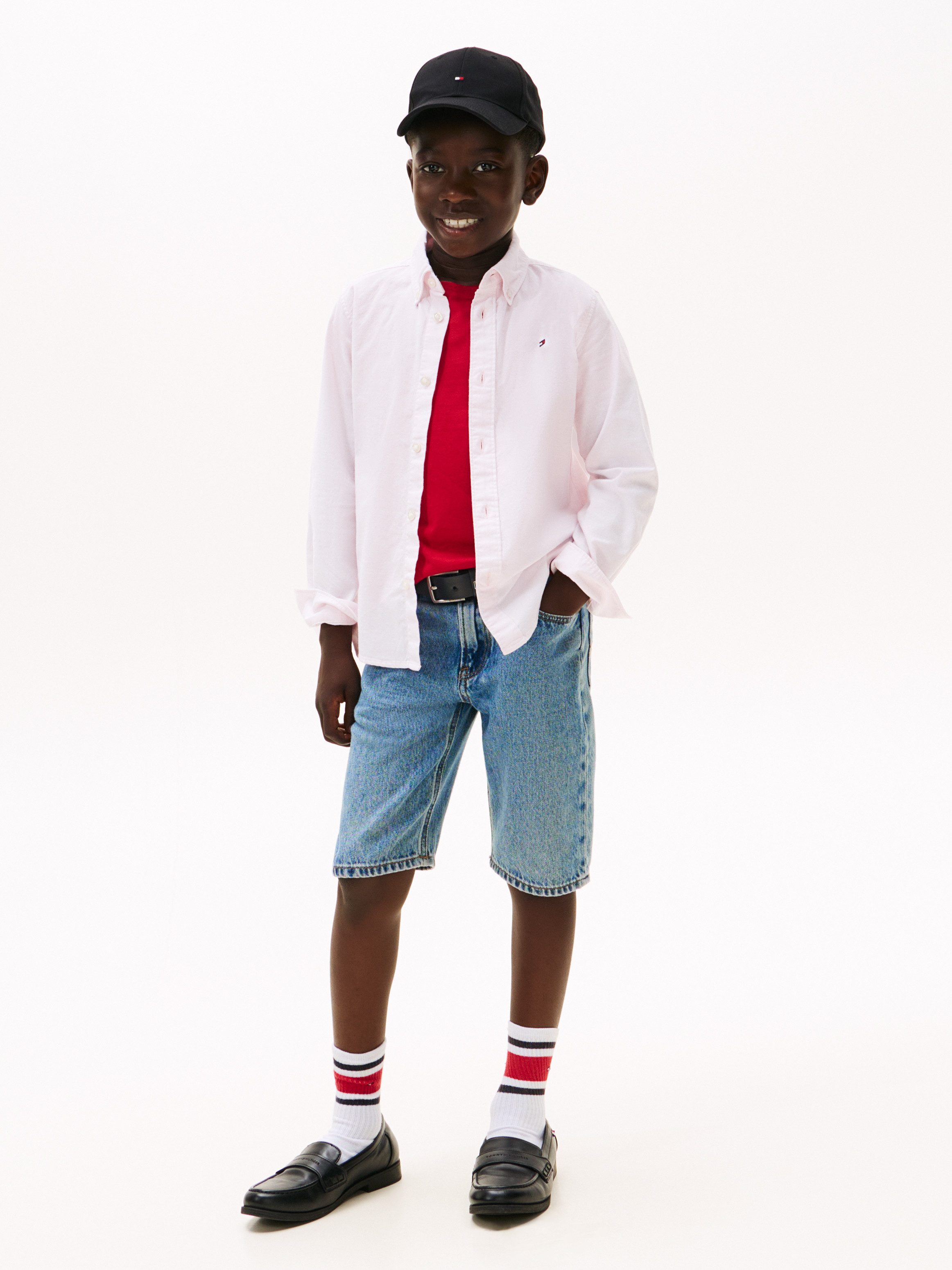 Tommy Hilfiger Overhemd met lange mouwen FLAG OXFORD SHIRT LS
