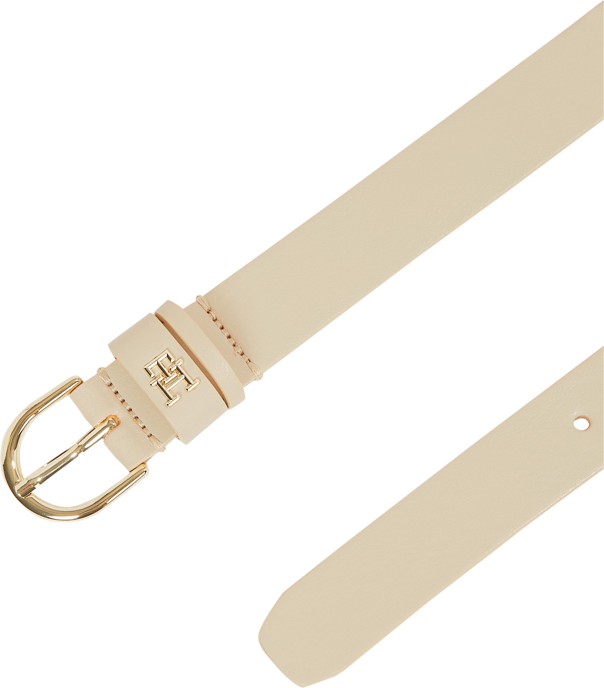 Tommy Hilfiger Leren riem ESSENTIAL EFFORTLESS 2.5 Logo-embleem zachte haptiek ovale eenvoudige pin sluiting