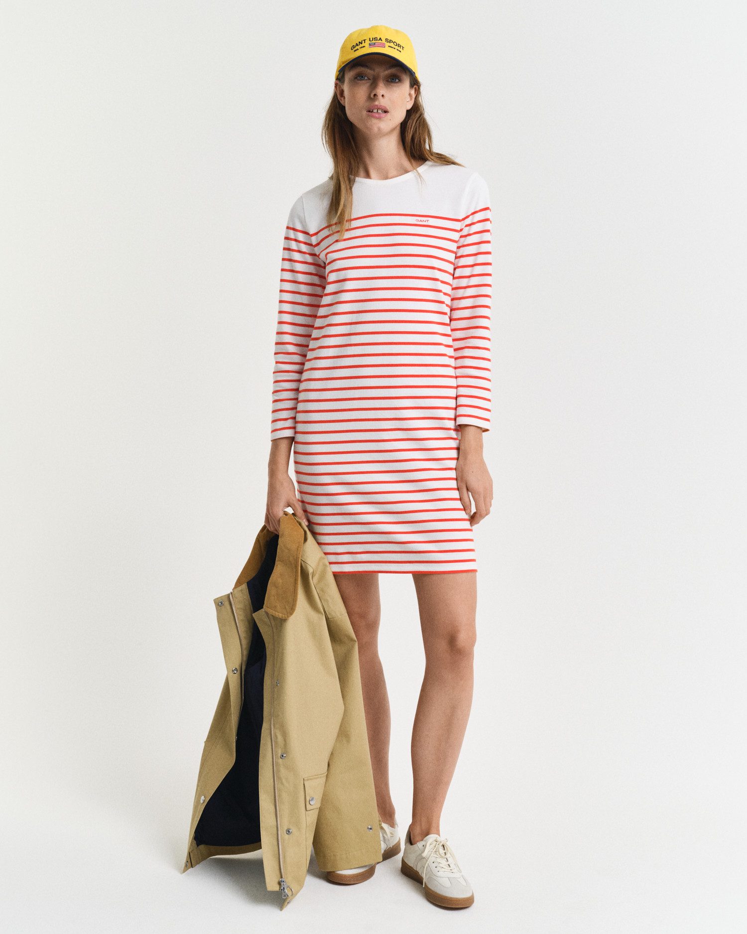 Gant Jerseyjurk REG 3/4 SLEEVE BRETON DRESS