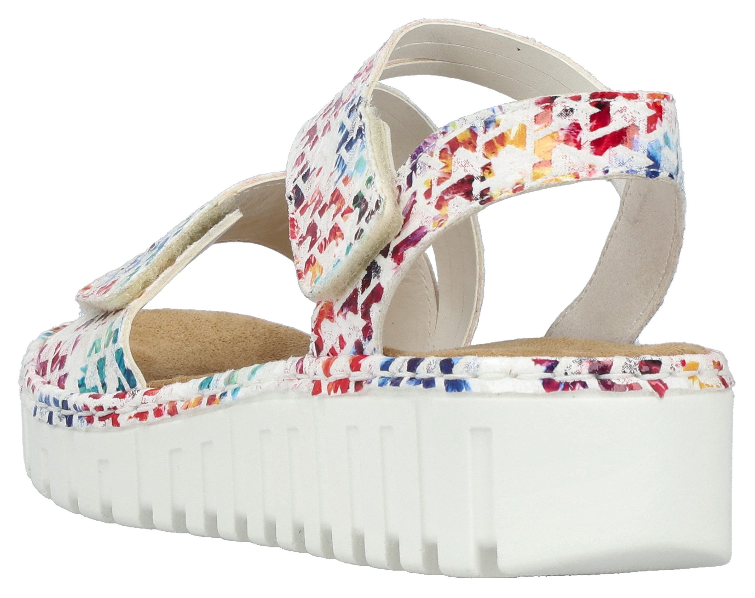 Rieker Plateausandalen Zomerschoen, sandaal, sleehak, met klittenband