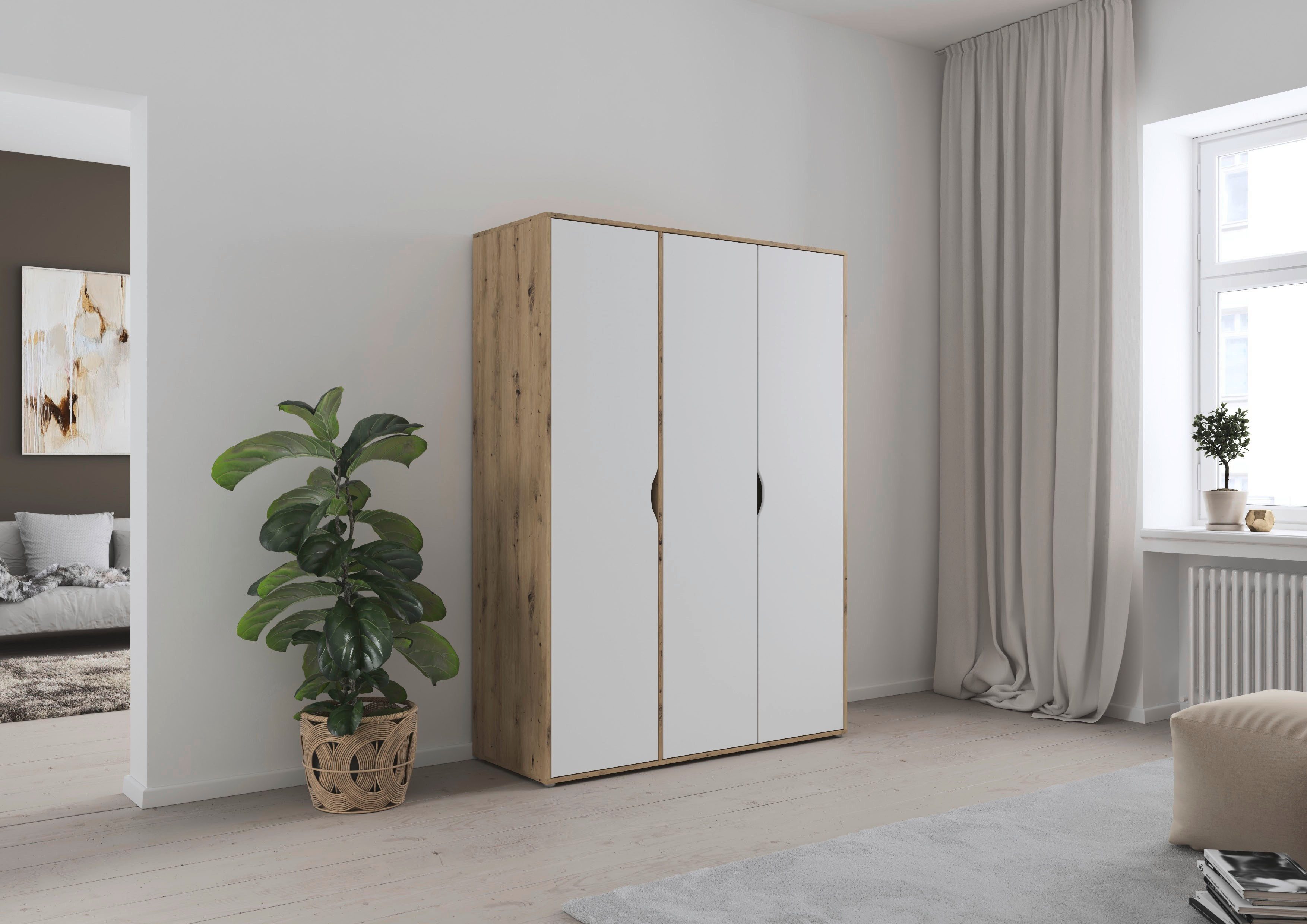 rauch Draaideurkast Kledingkast Kast Garderobe Wasmand NARAI veel Opbergruimte Greefaansluitingen voor een greeploze look TOPSELLER MADE IN GERMANY