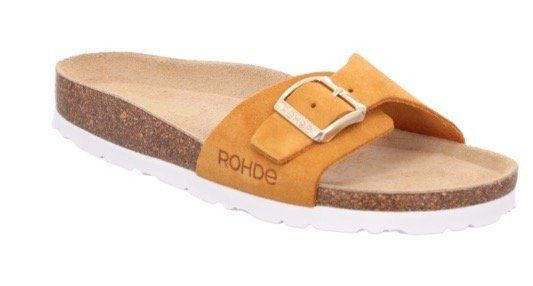 Rohde Slippers , sleehak, zomerschoen, pantoffels met voorgevormd voetbed