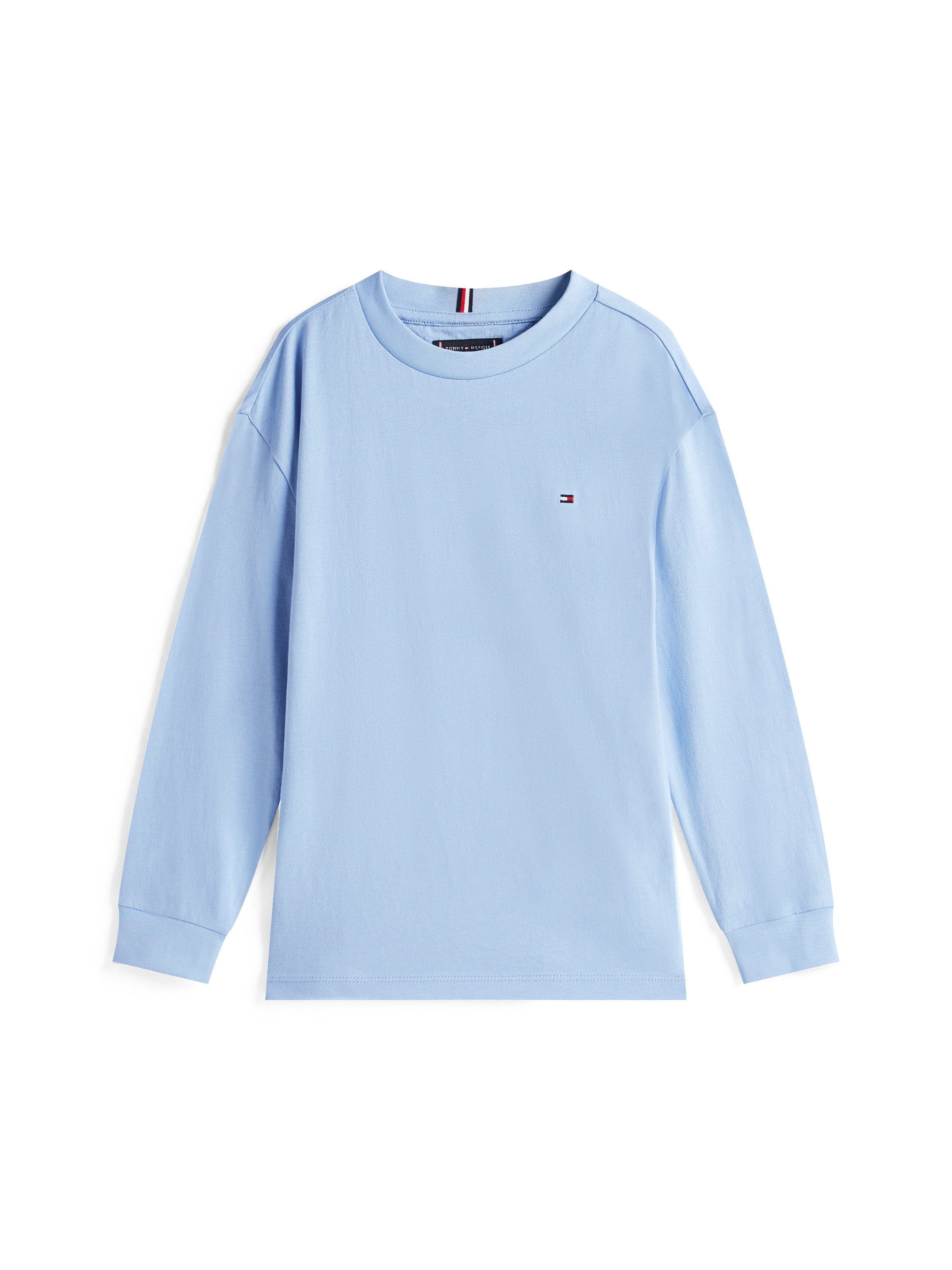 Tommy Hilfiger Shirt met lange mouwen ESSENTIAL T-SHIRT LS voor kinderen tot 16 jaar, merklogo