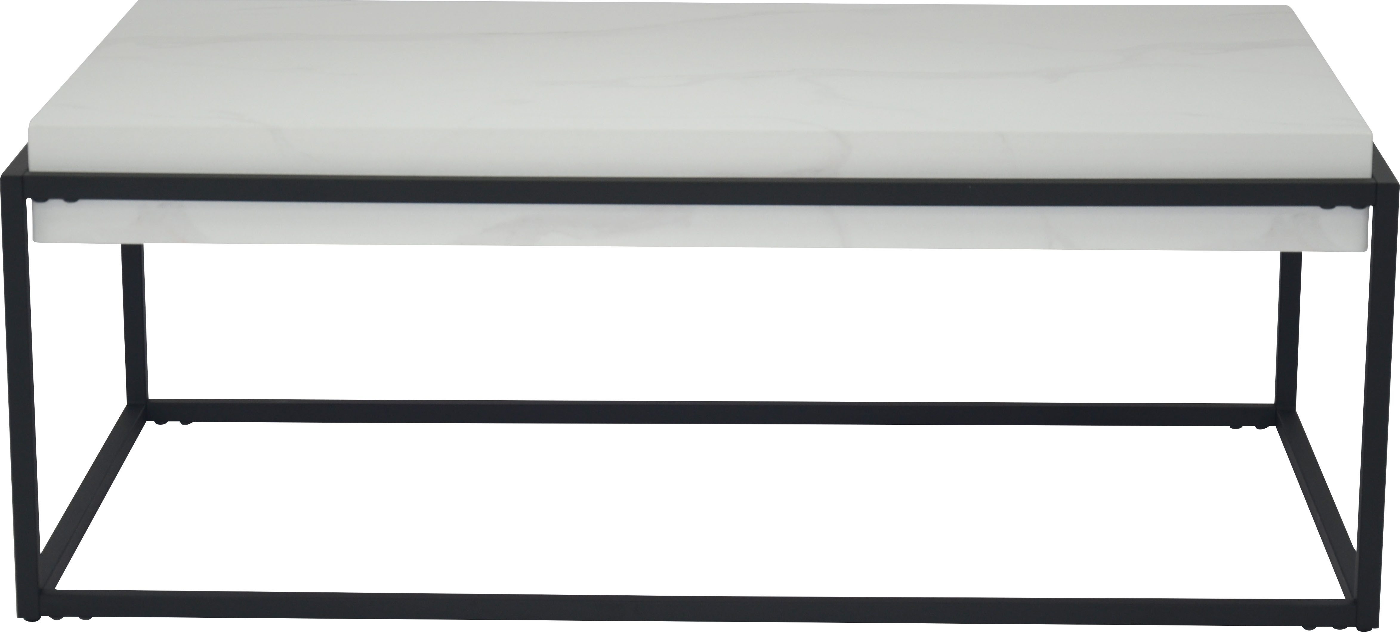 HELA Salontafel Carlos Tafelblad 100 mm dik (1 stuk) salontafels wit