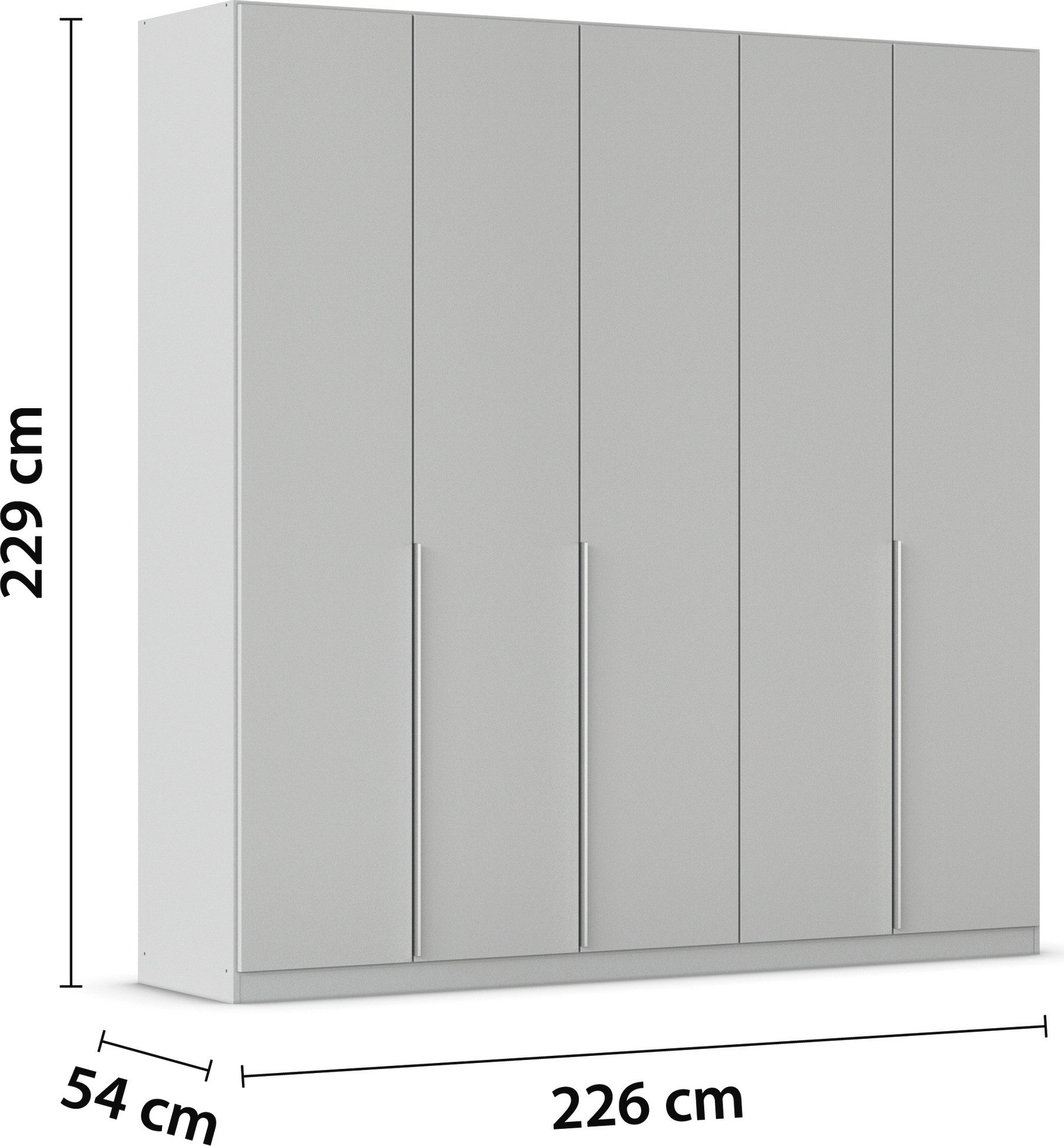 rauch Draaideurkast Kledingkast garderobe AGORDO TOPSELLER slaapkamer doordachte binnenuitrusting, in 6 breedtes en 2 hoogtes made in germany