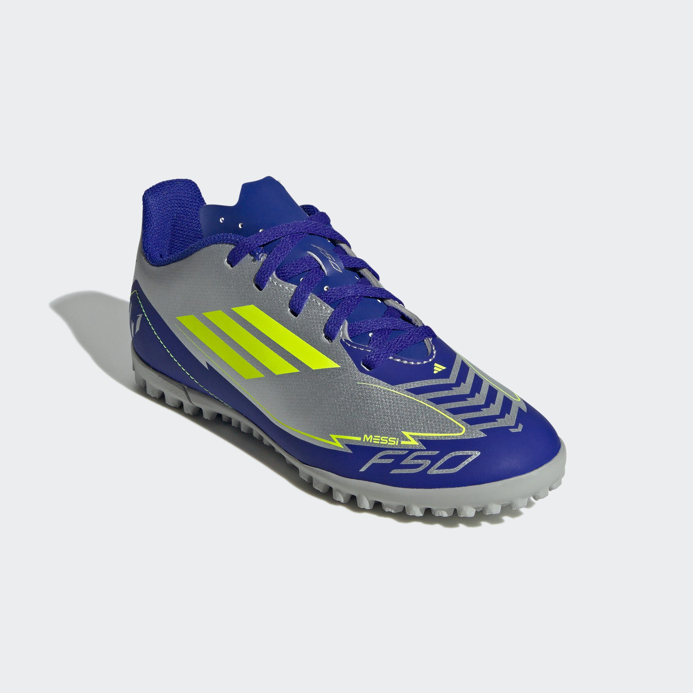 adidas Performance Voetbalschoenen F50 CLUB MESSI KIDS TF jongens zaalvoetbalschoenen maat 31 grijs