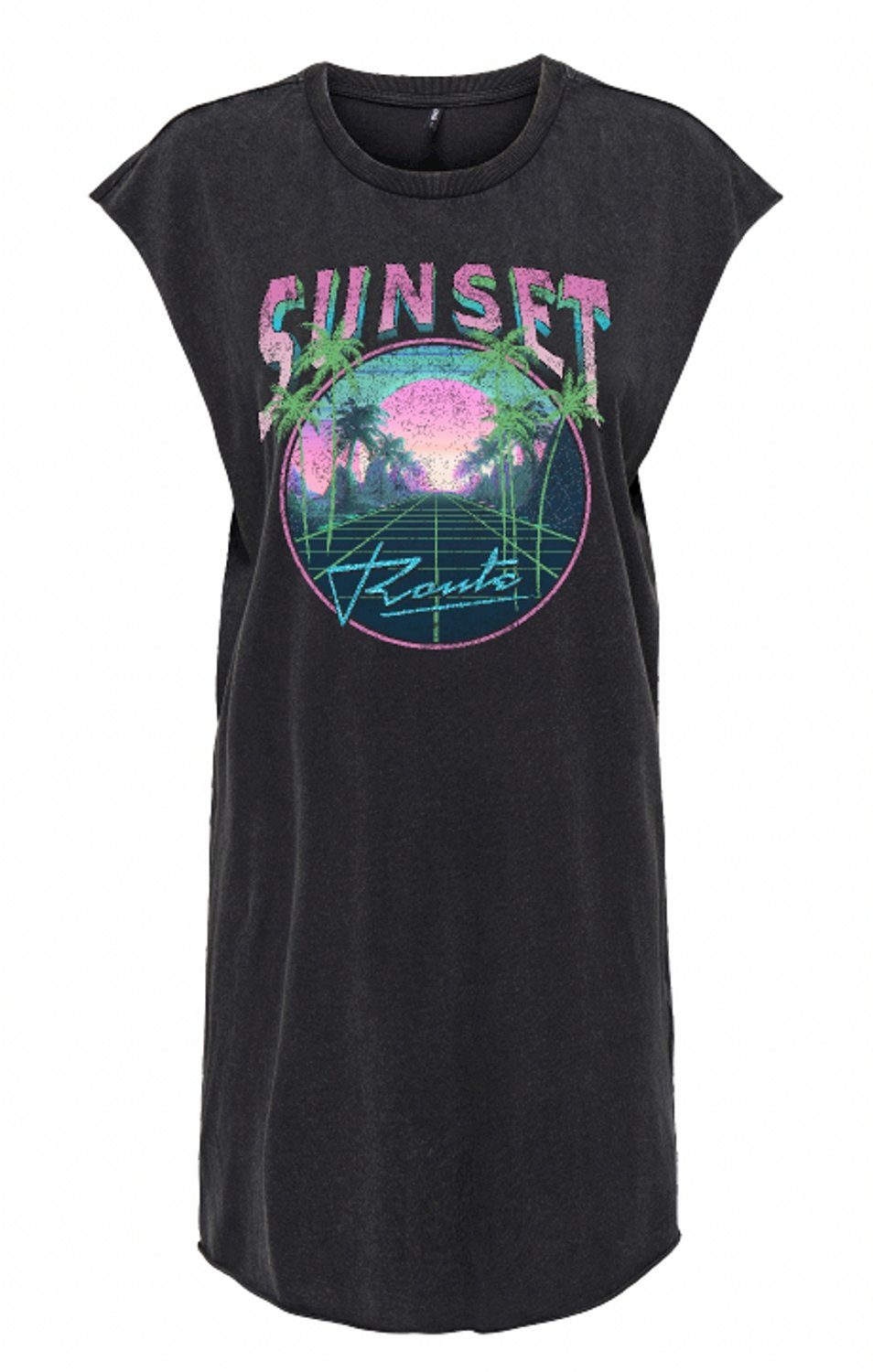 Only Shirtjurk ONLLUCY S/L PALMS DRESS BOX JRS