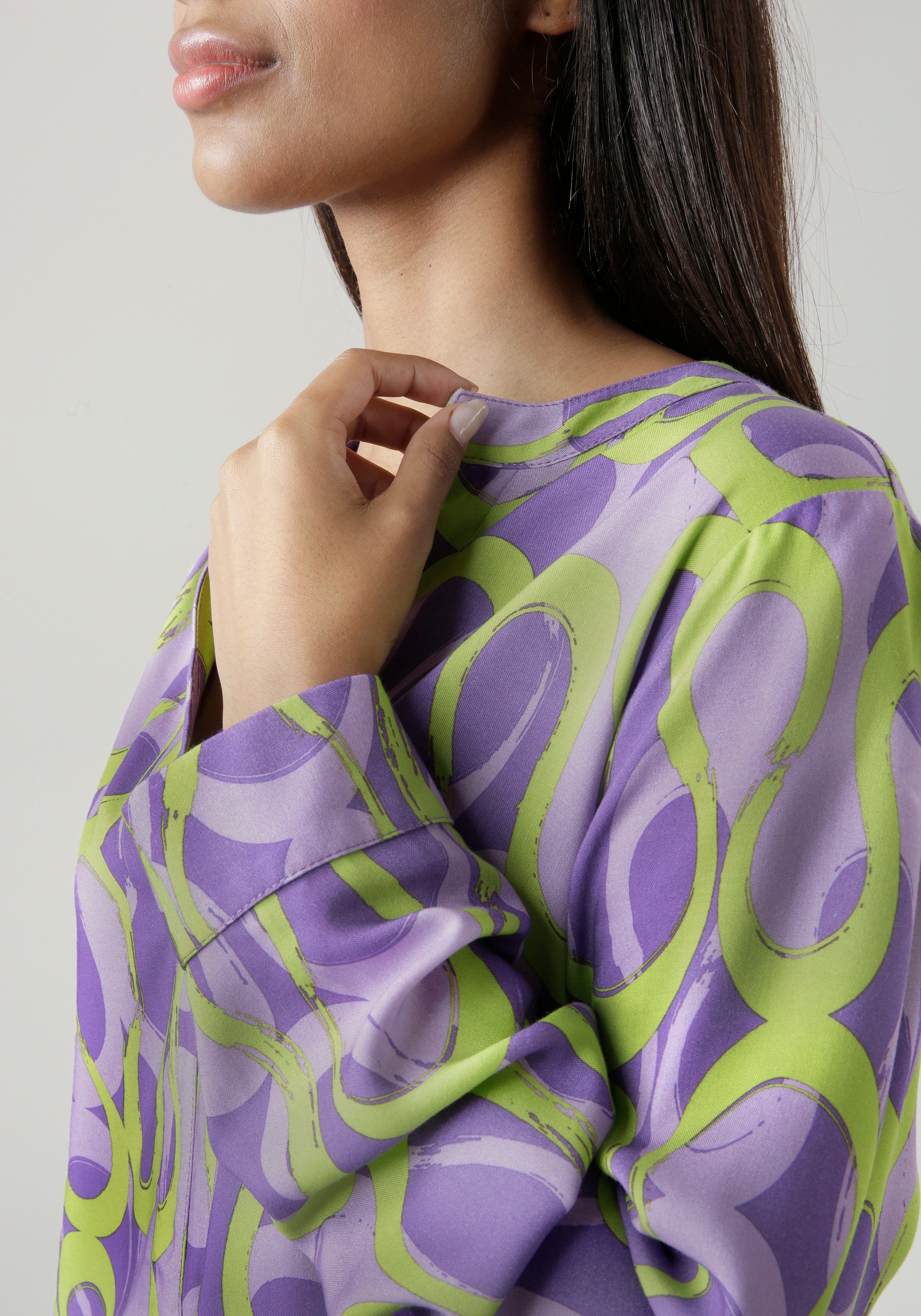 Aniston SELECTED Blouse zonder sluiting met pas achter