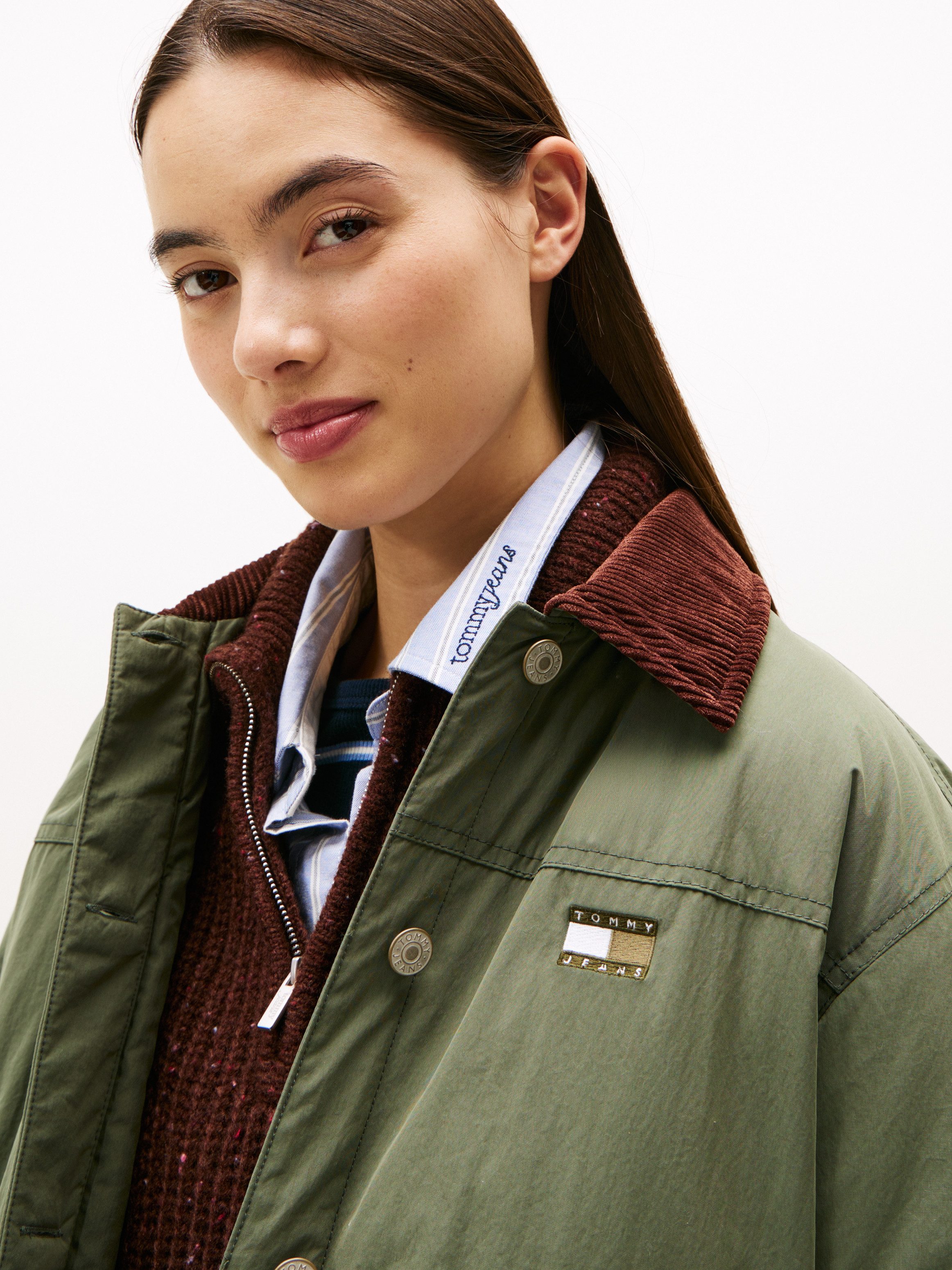 TOMMY JEANS Outdoorjack TJW CORD COLLAR CHORE JACKET