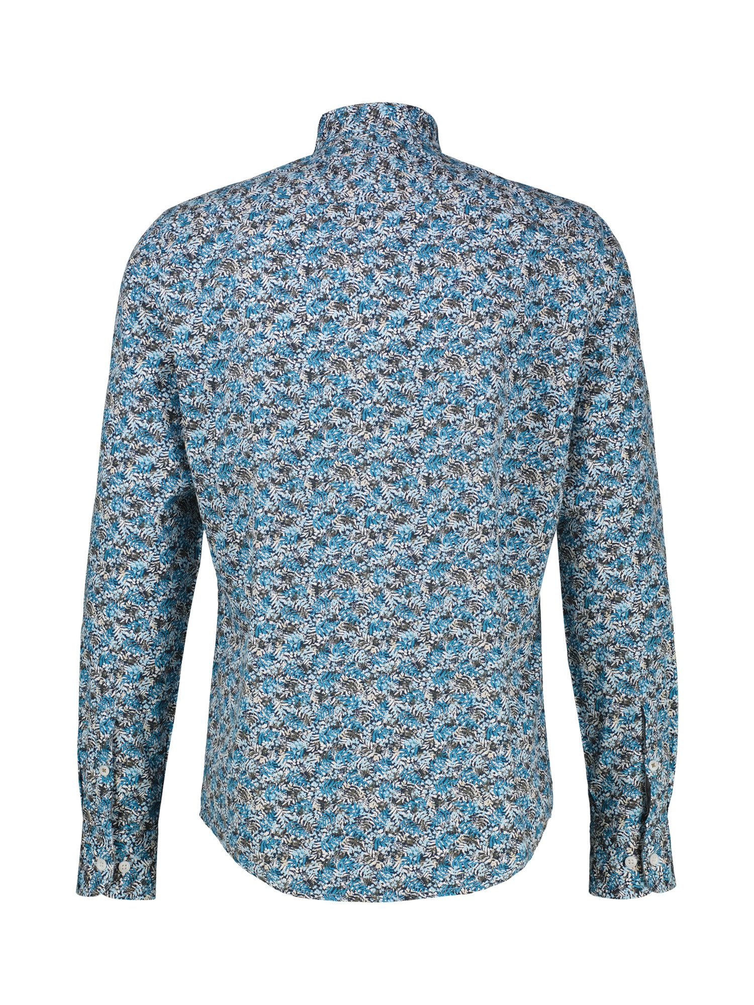 Lerros Overhemd met lange mouwen LERROS Poplin-Heren overhemd, modieus gestyled