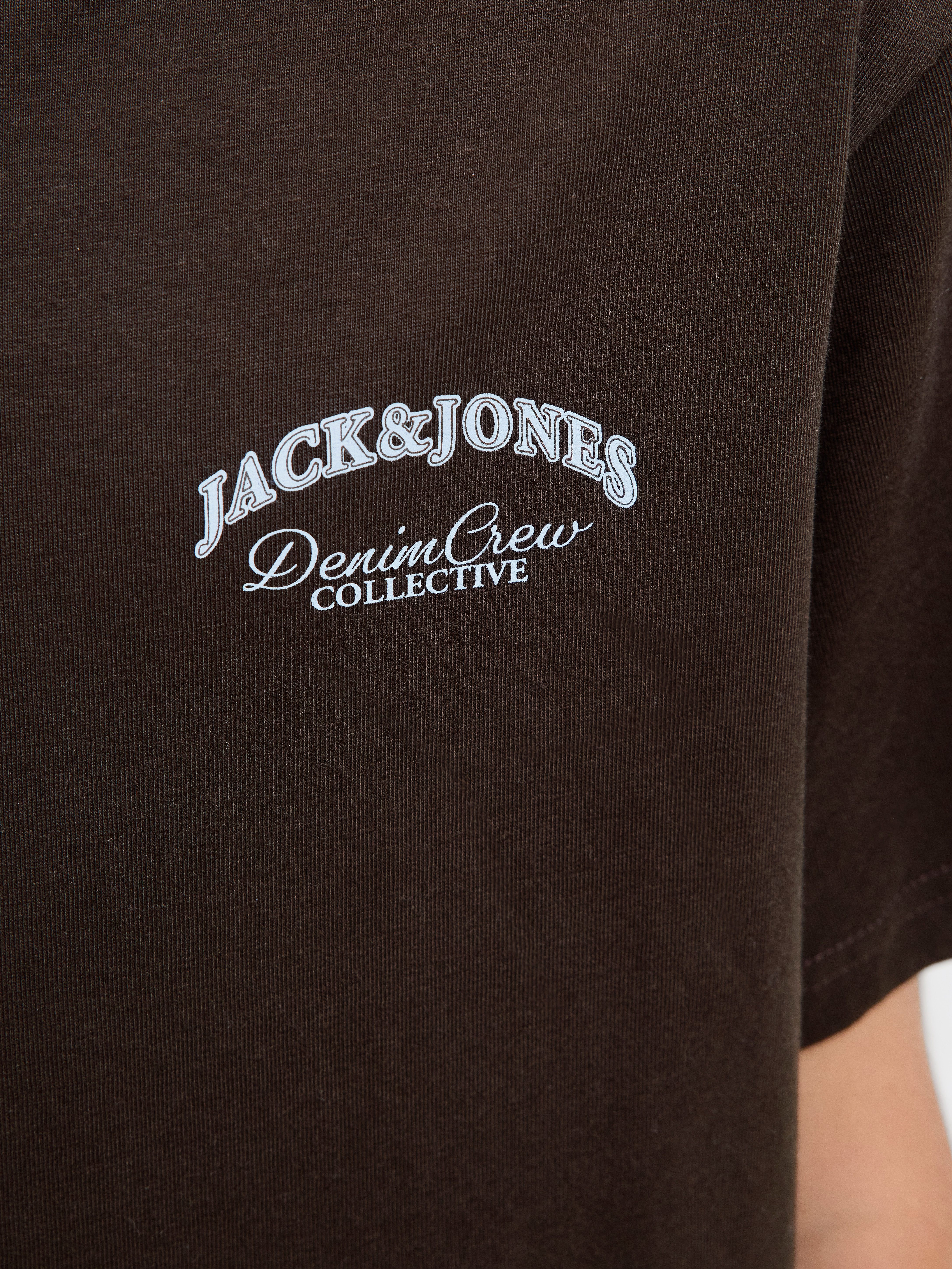 Jack & Jones Junior T-shirt JJEBRANDES BACKP RELAXED TEE SS SN JNR