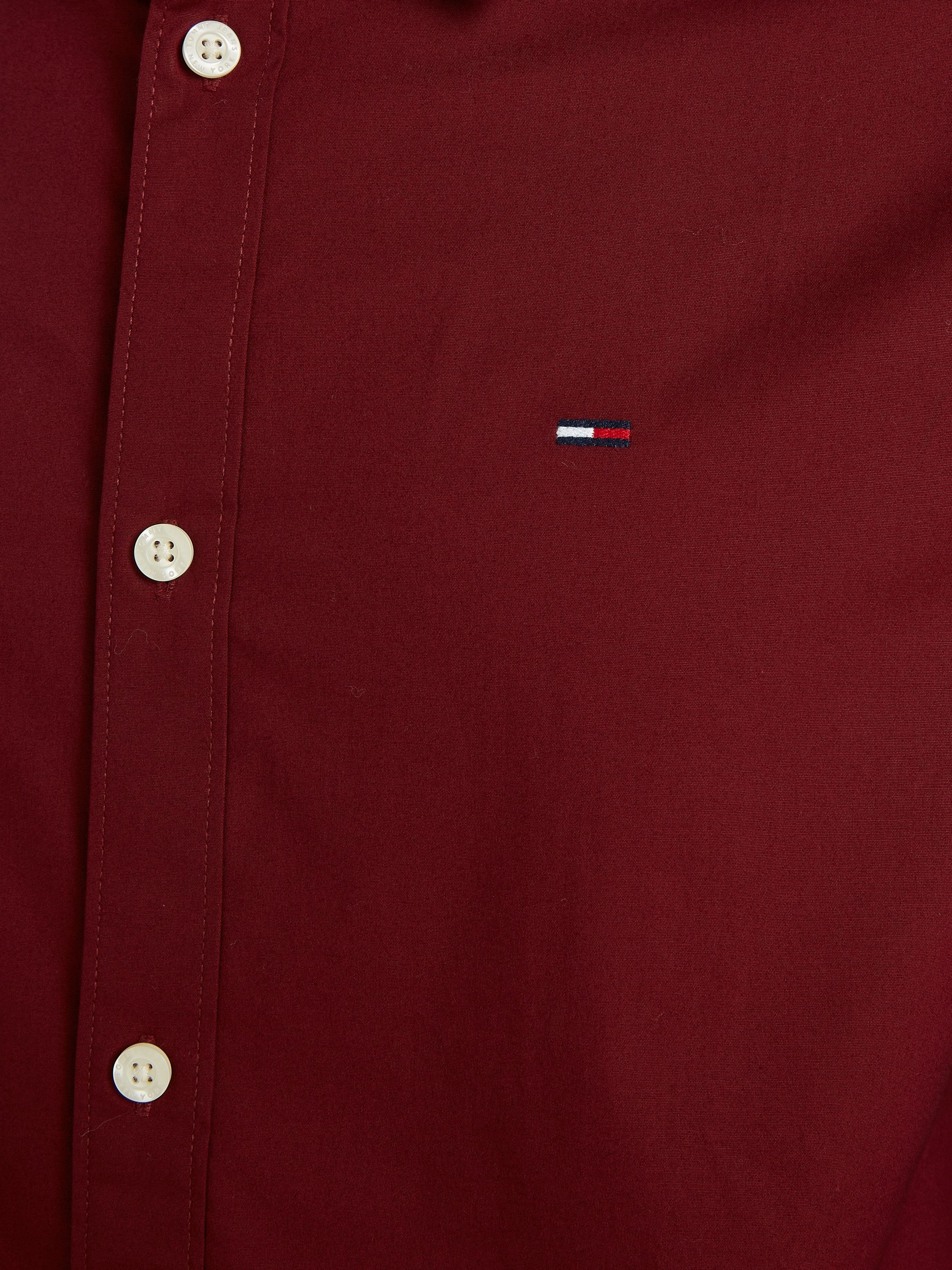 TOMMY JEANS Overhemd met lange mouwen Sabim Stretch Hemd Shirt Stretch shirt, premium, slim fit, met elastaan