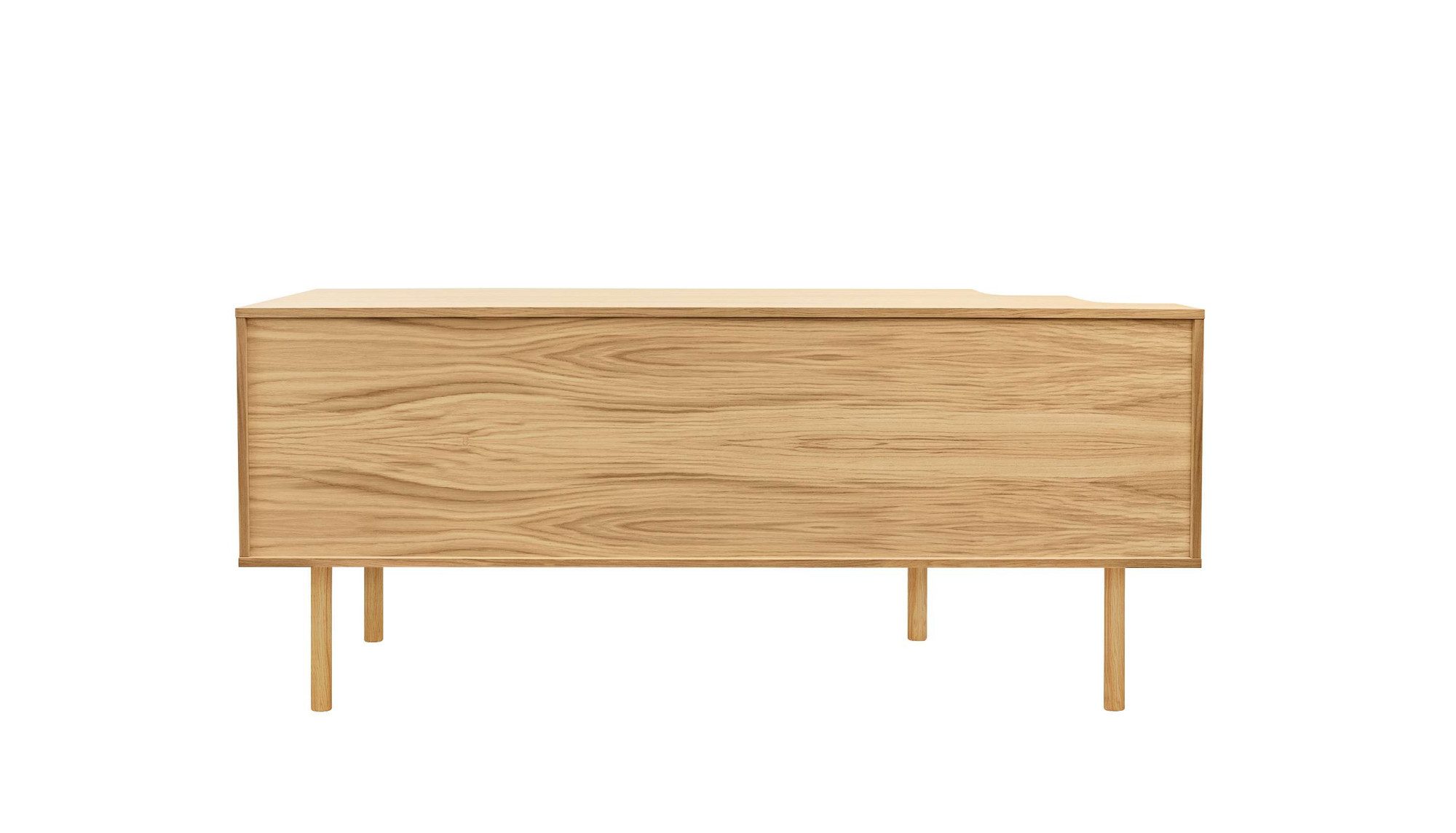 Woodman Dressoir Shift met echt houtfineer van eiken, breedte 189 cm, met push-to-open