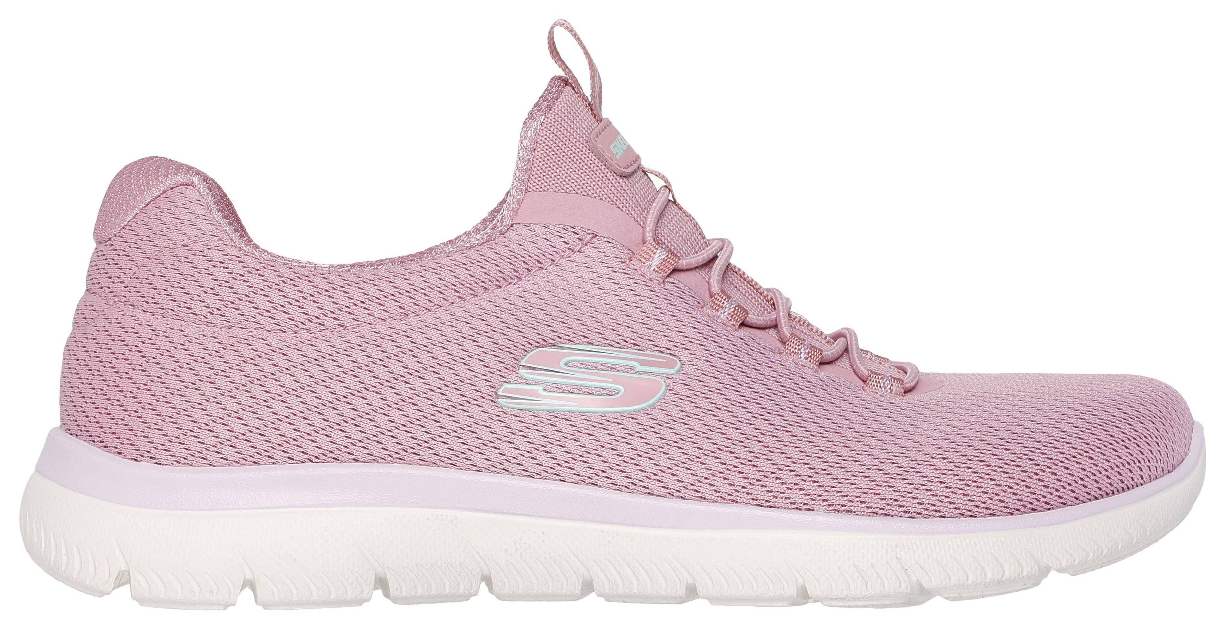 Skechers Slip-on sneakers SUMMITS-SUMMER BLUSH , veterschoen, slipper, sneaker met memory foam