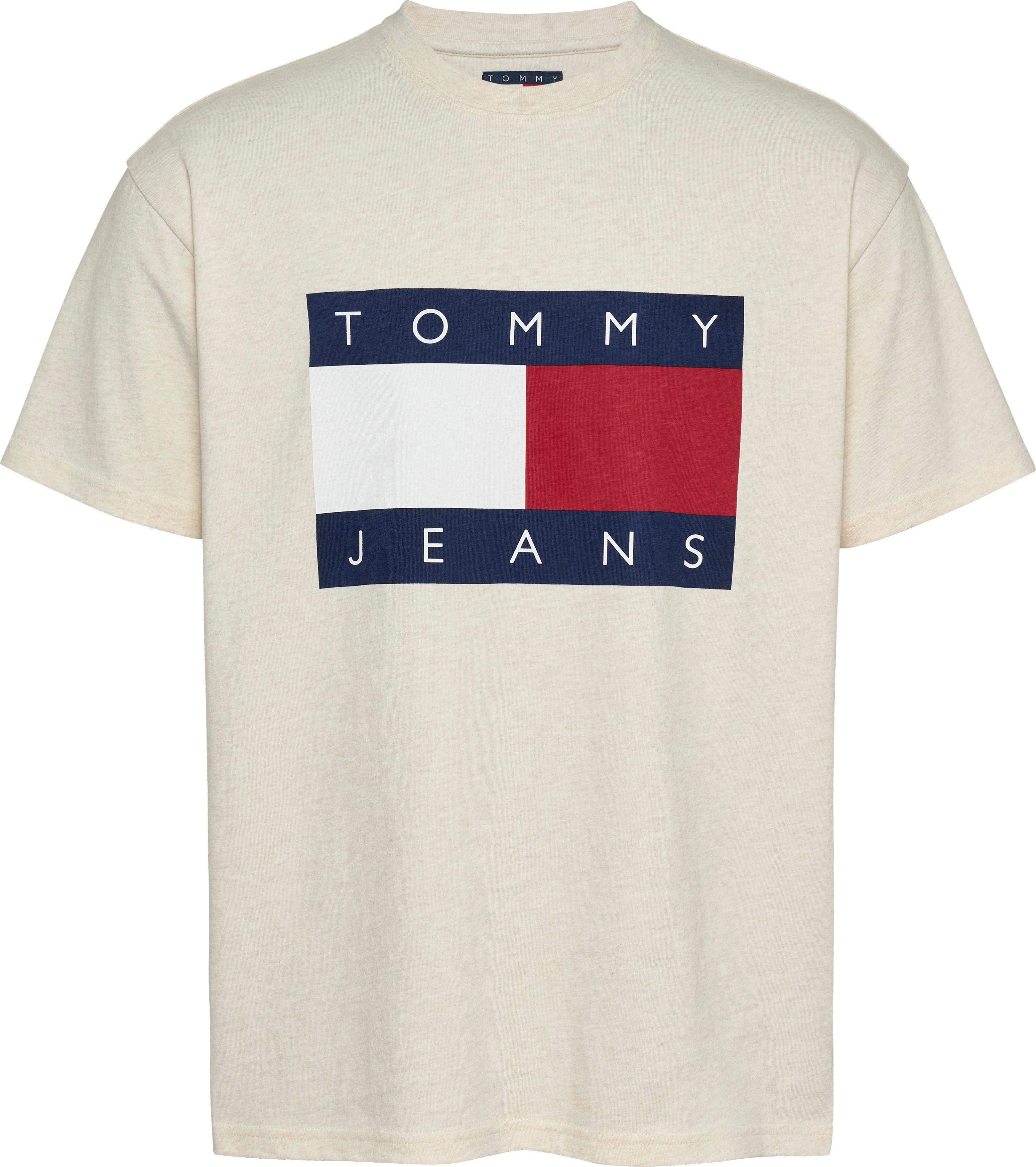 TOMMY JEANS T-shirt TJM RLX MELANGE BIG FLAG TEE