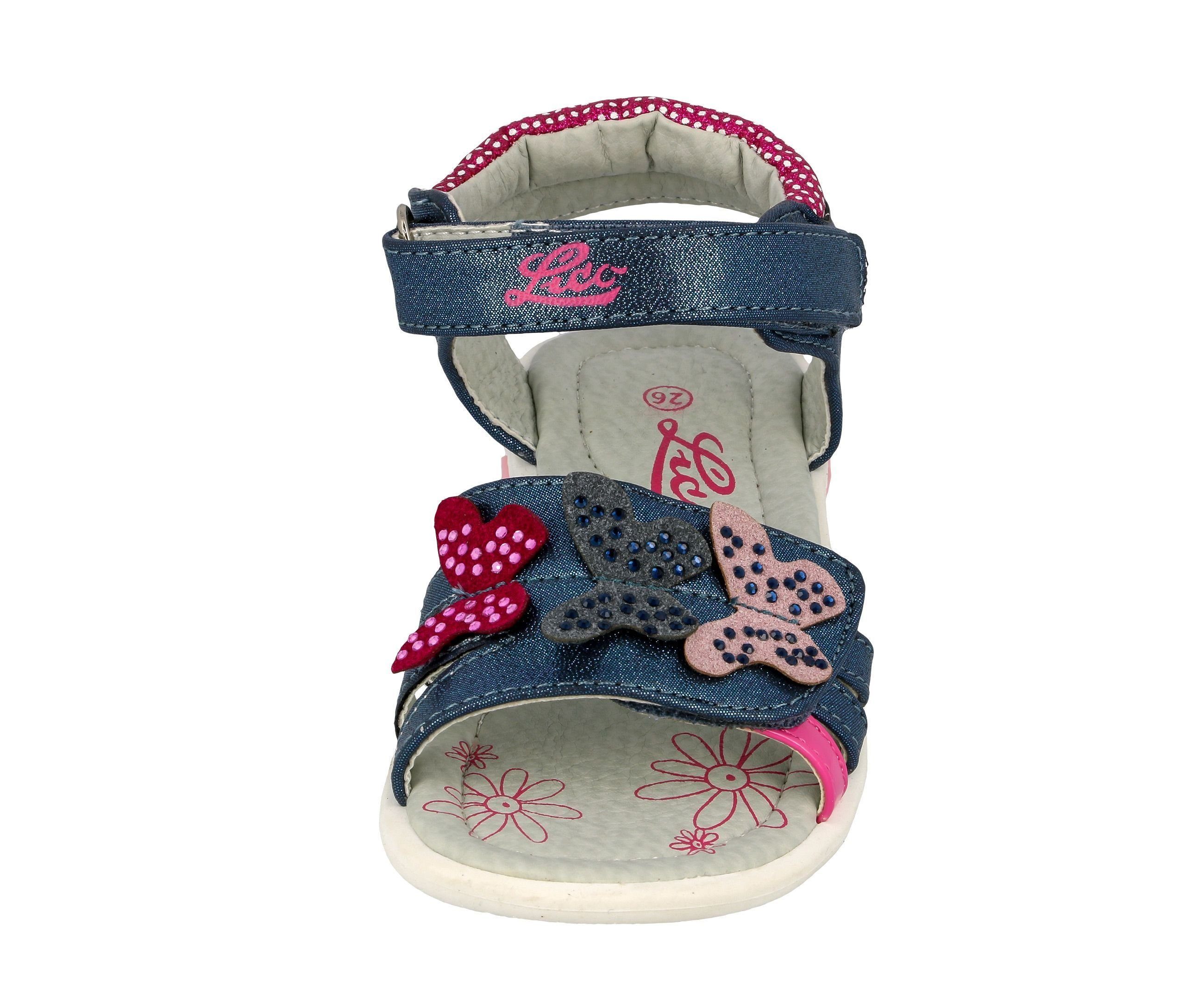Lico Sandalen Lindsey V - marine/pink/roze