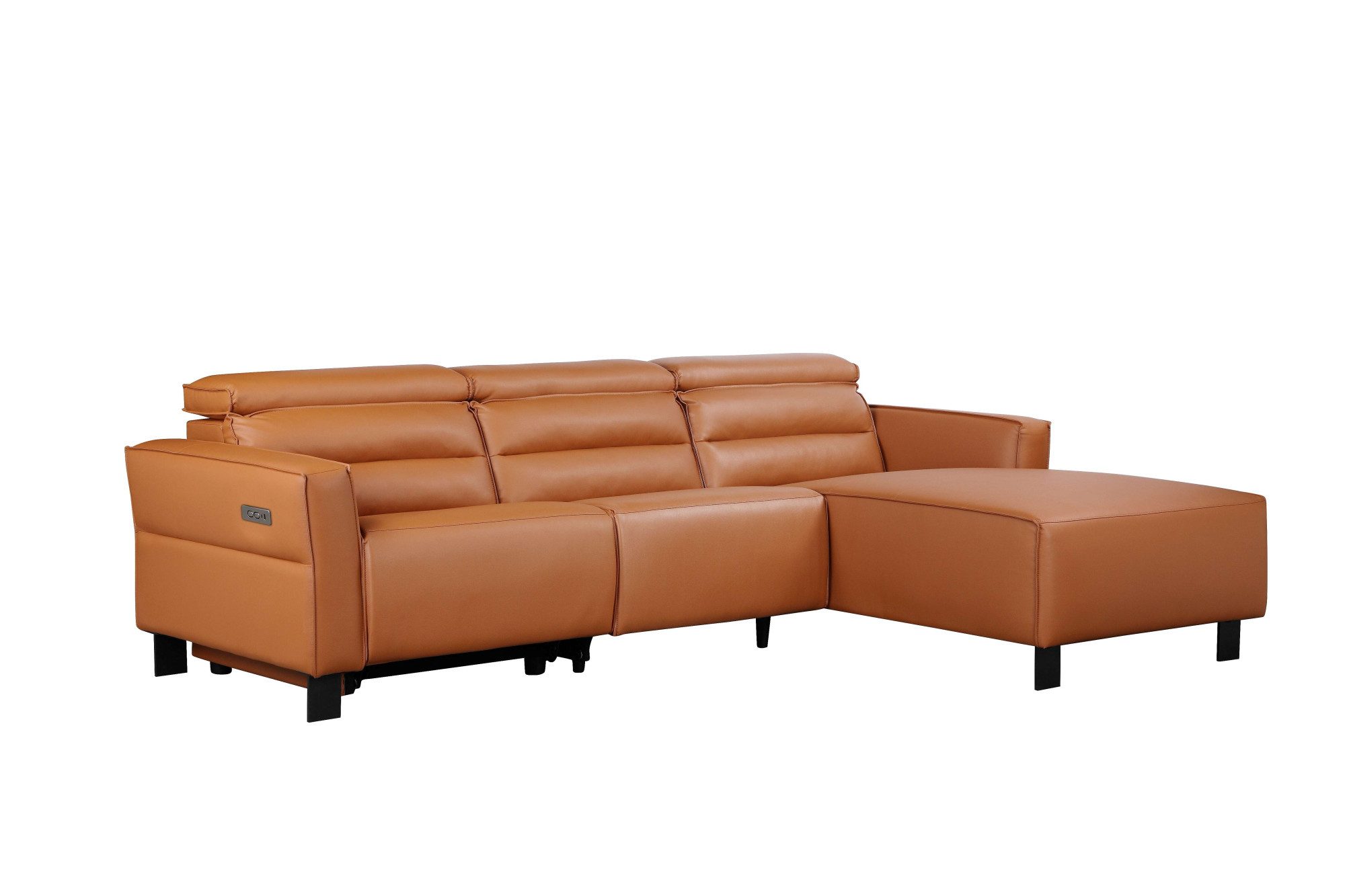 Places of Style Hoekbank Carpari, L-vorm, 263 cm, handmatige of elektrische relaxfunctie