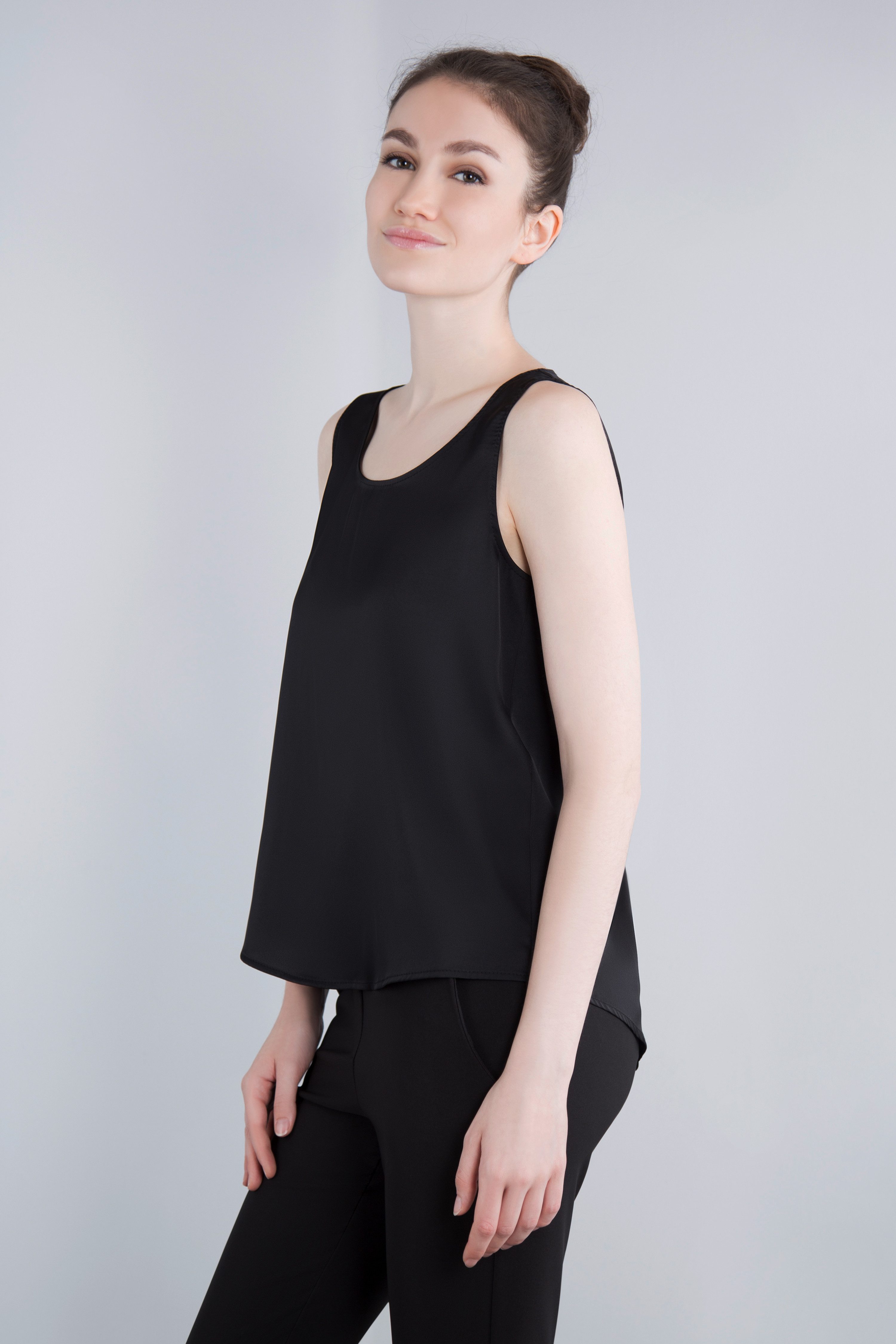 IMPERIAL Top in glanzende satijnkwaliteit