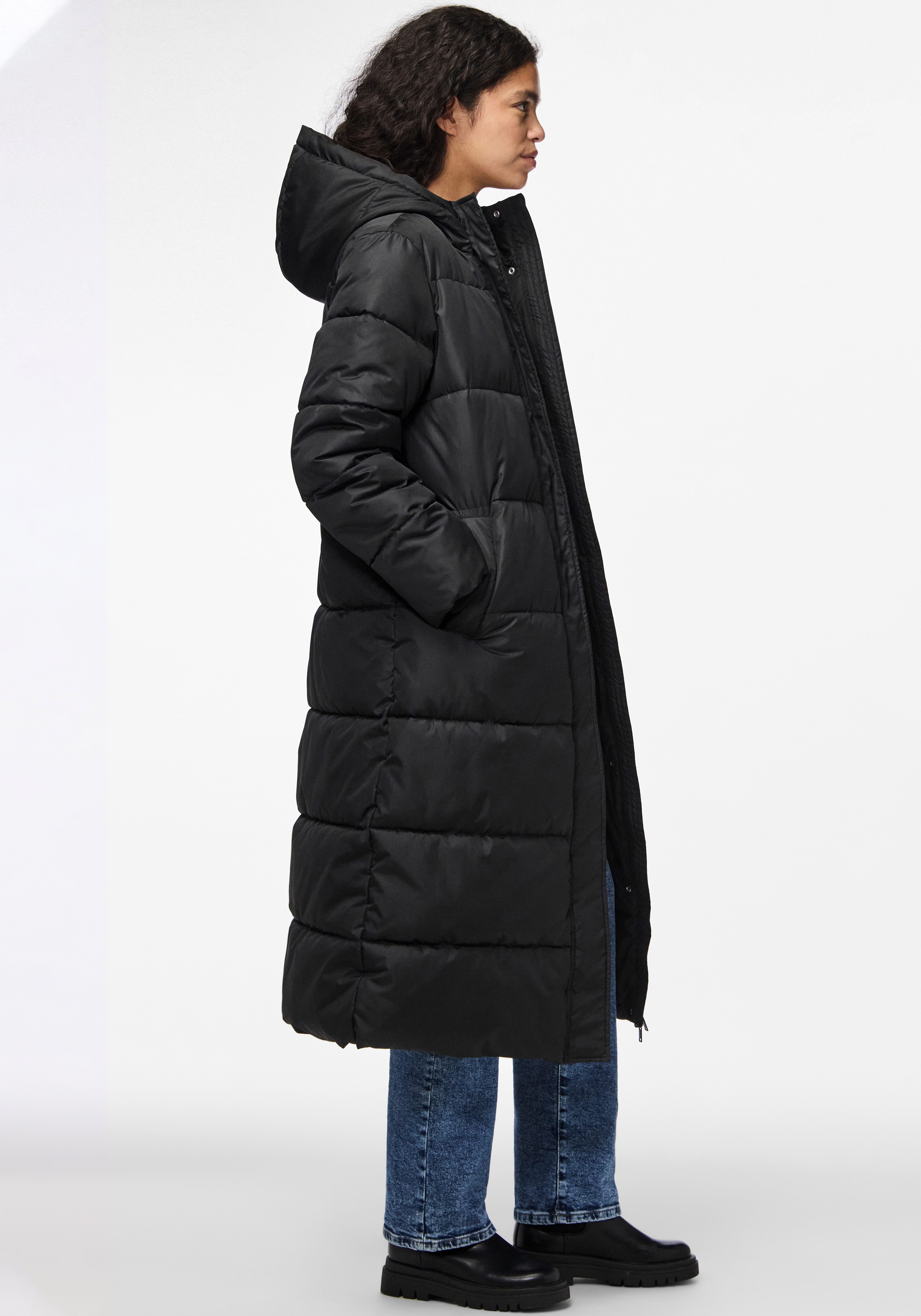 pieces Gewatteerde jas PCMADDIE LONG PUFFER JACKET NOOS BC