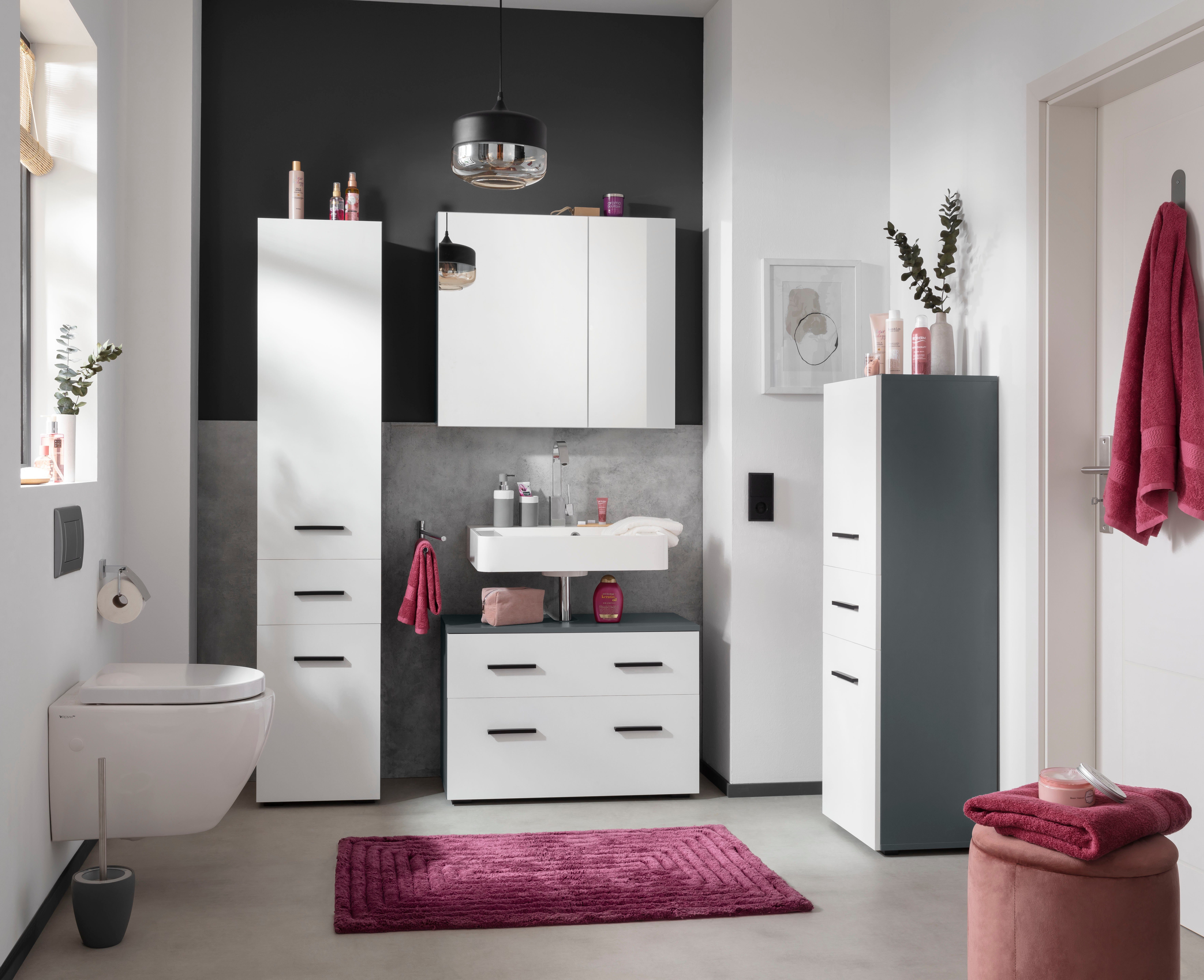 INOSIGN Hoge kast Skara 3 verstelbare planken achter de deuren, breedte 38 cm, hoogte 18 cm
