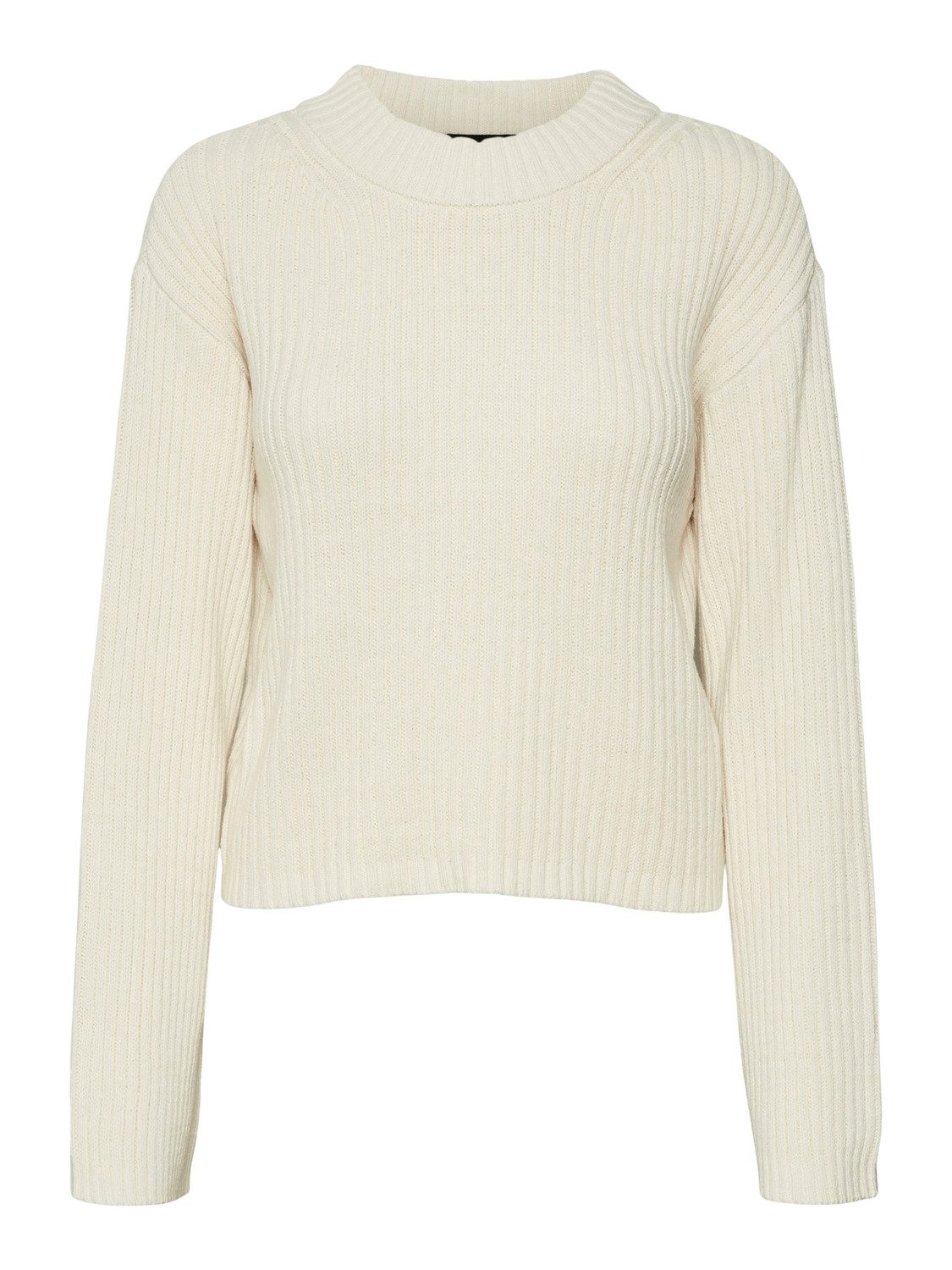 Vero Moda Trui met ronde hals VMHILDE LS O-NECK SHORT PULLOVER NOOS