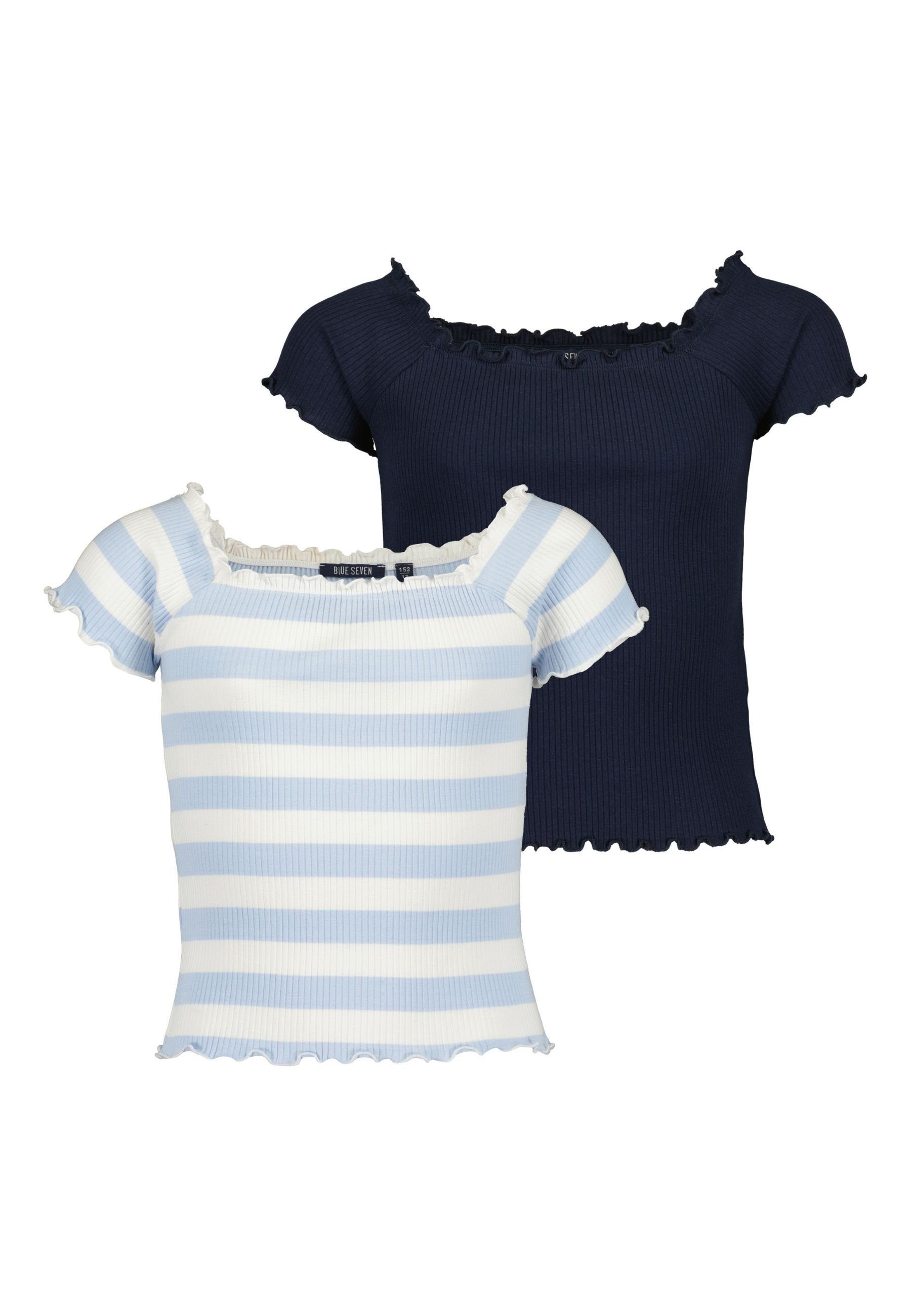 Blue Seven T-shirt Blue Seven tiener meisjes Carmen T-shirts (2-delig)