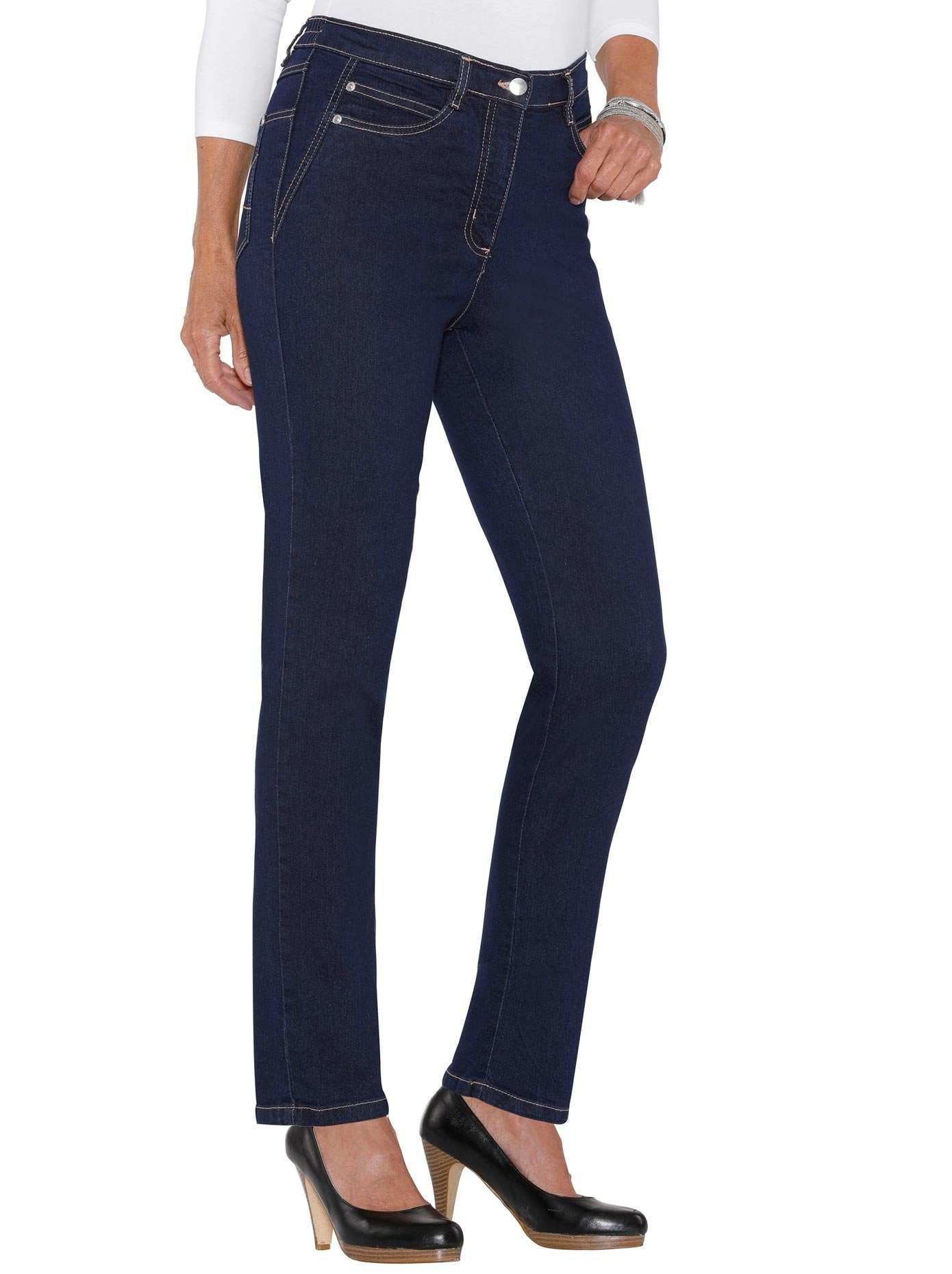 Skinny fit jeans Nena met used-effecten OTTO Dames Kleding Broeken & Jeans Jeans Skinny Jeans 