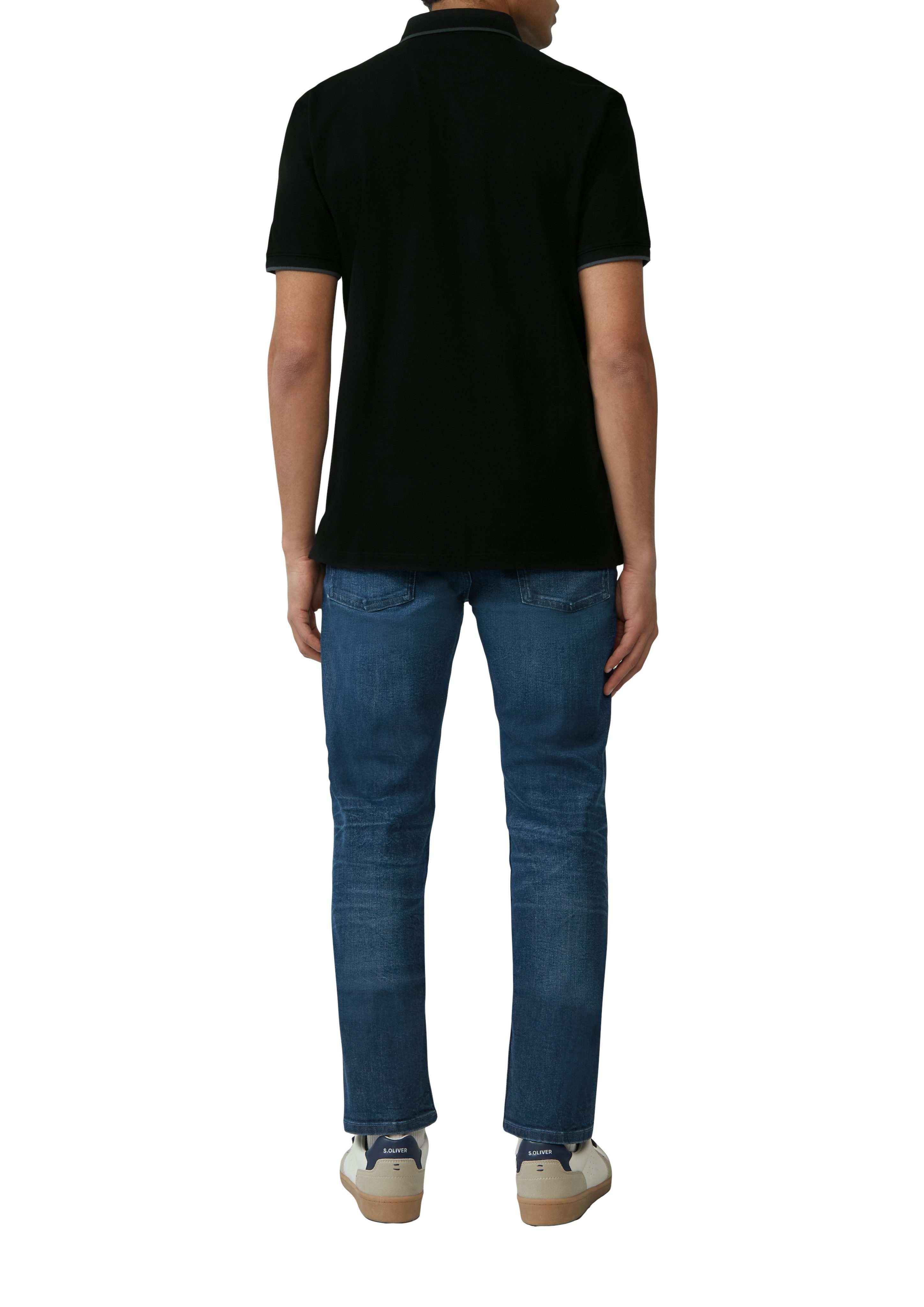 s.Oliver Poloshirt met contrastdetails