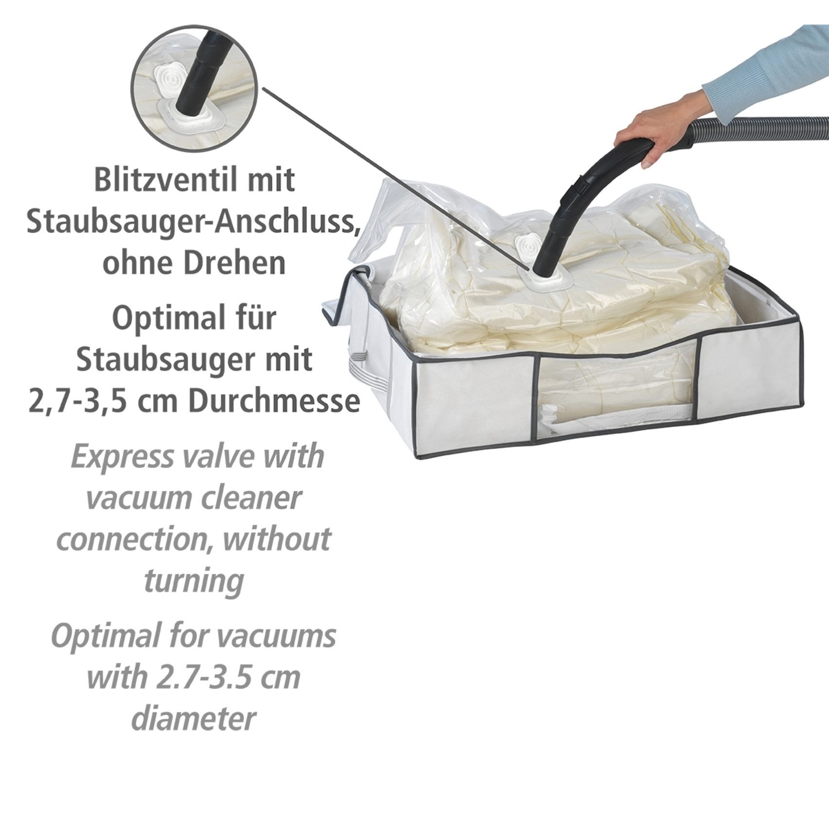 WENKO Onderbedlade Vacuüm-softbox M