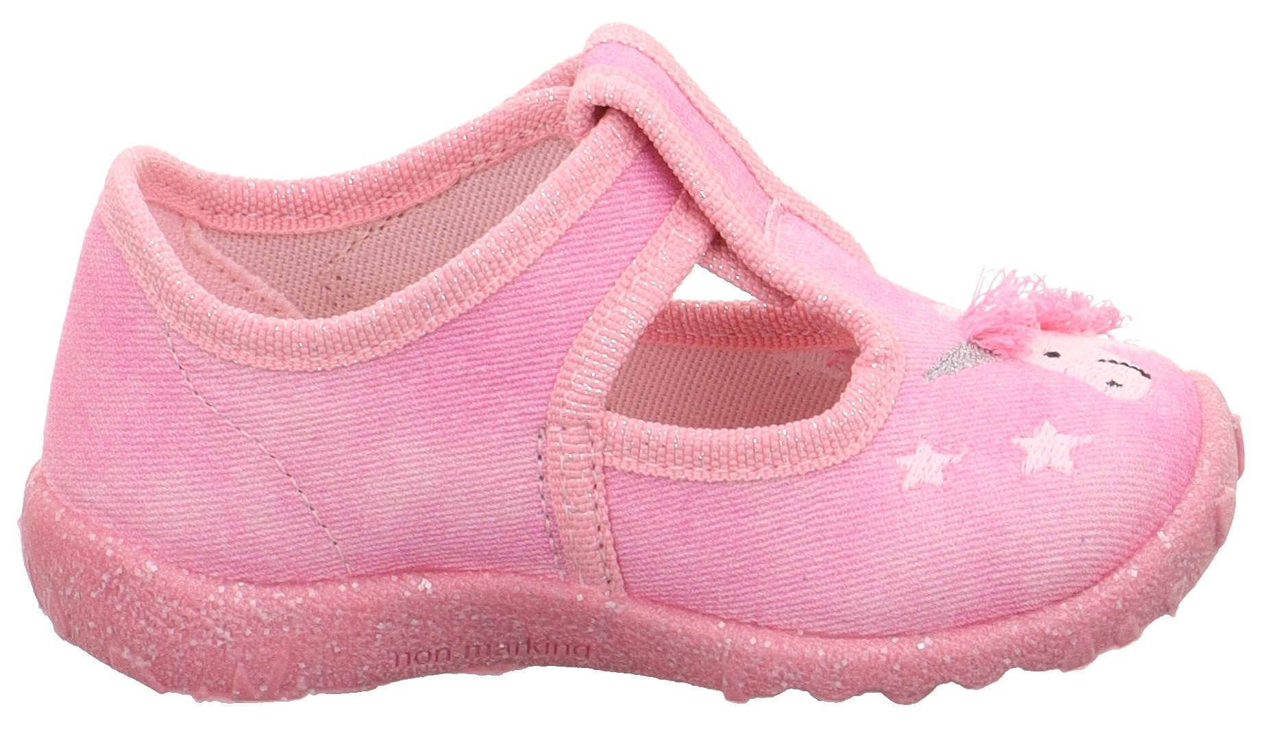 Superfit Pantoffels SPOTTY WMS: middel Ballerina, klittenbandschoen, kleuterschoen met schattig motief