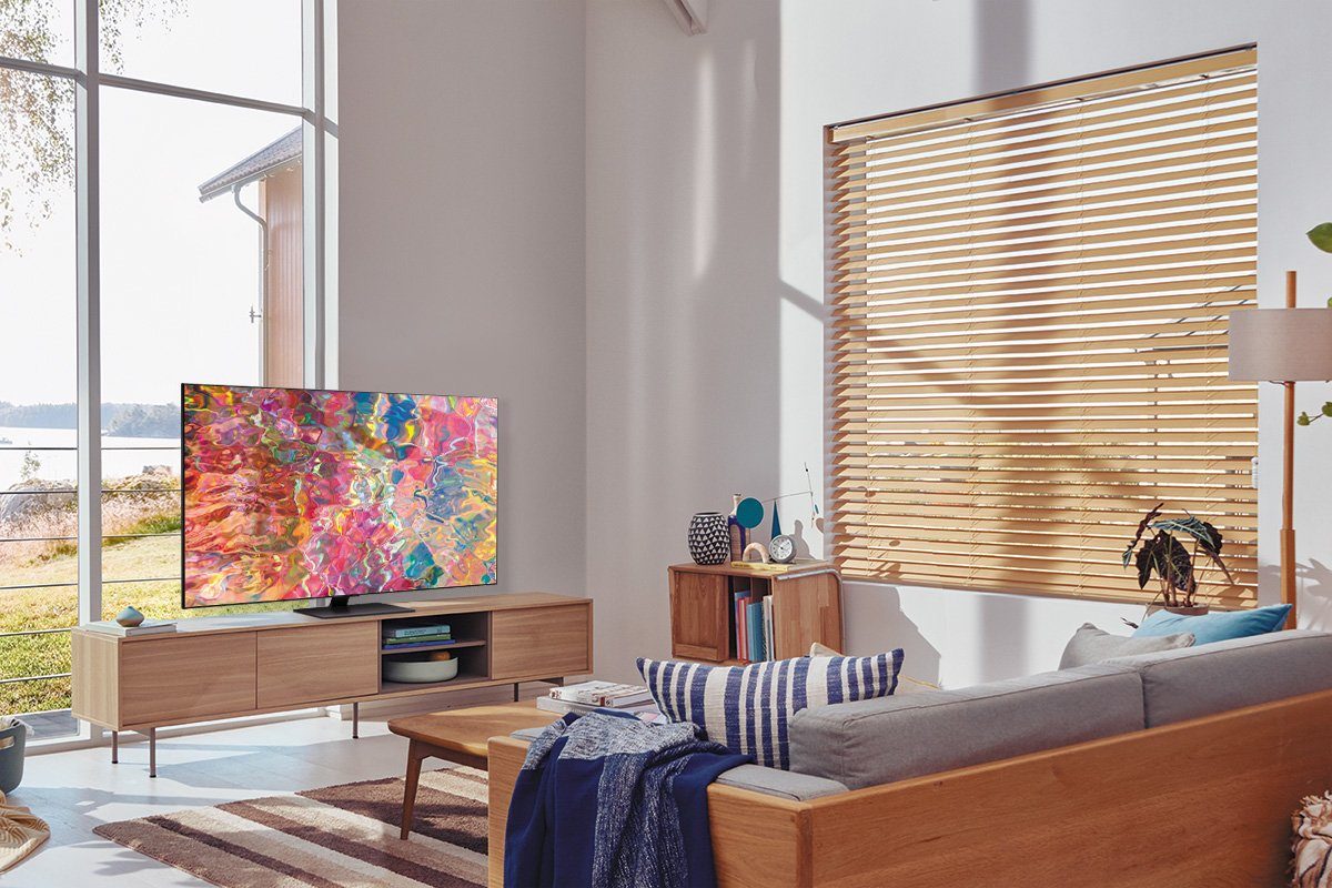 Samsung QLED-TV 65" QLED 4K Q80B (2022), 163 cm / 65", Smart TV, Quantum Processor 4K, Quantum HDR 1500, Sumpreme UHD Dimming